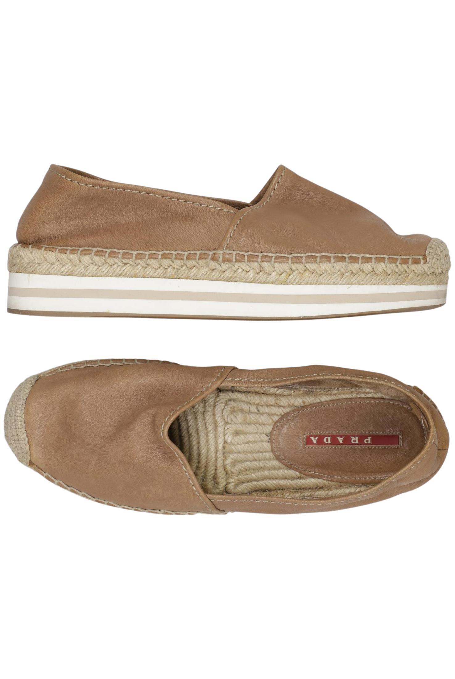 

Prada Damen Halbschuh, braun, Gr. 38