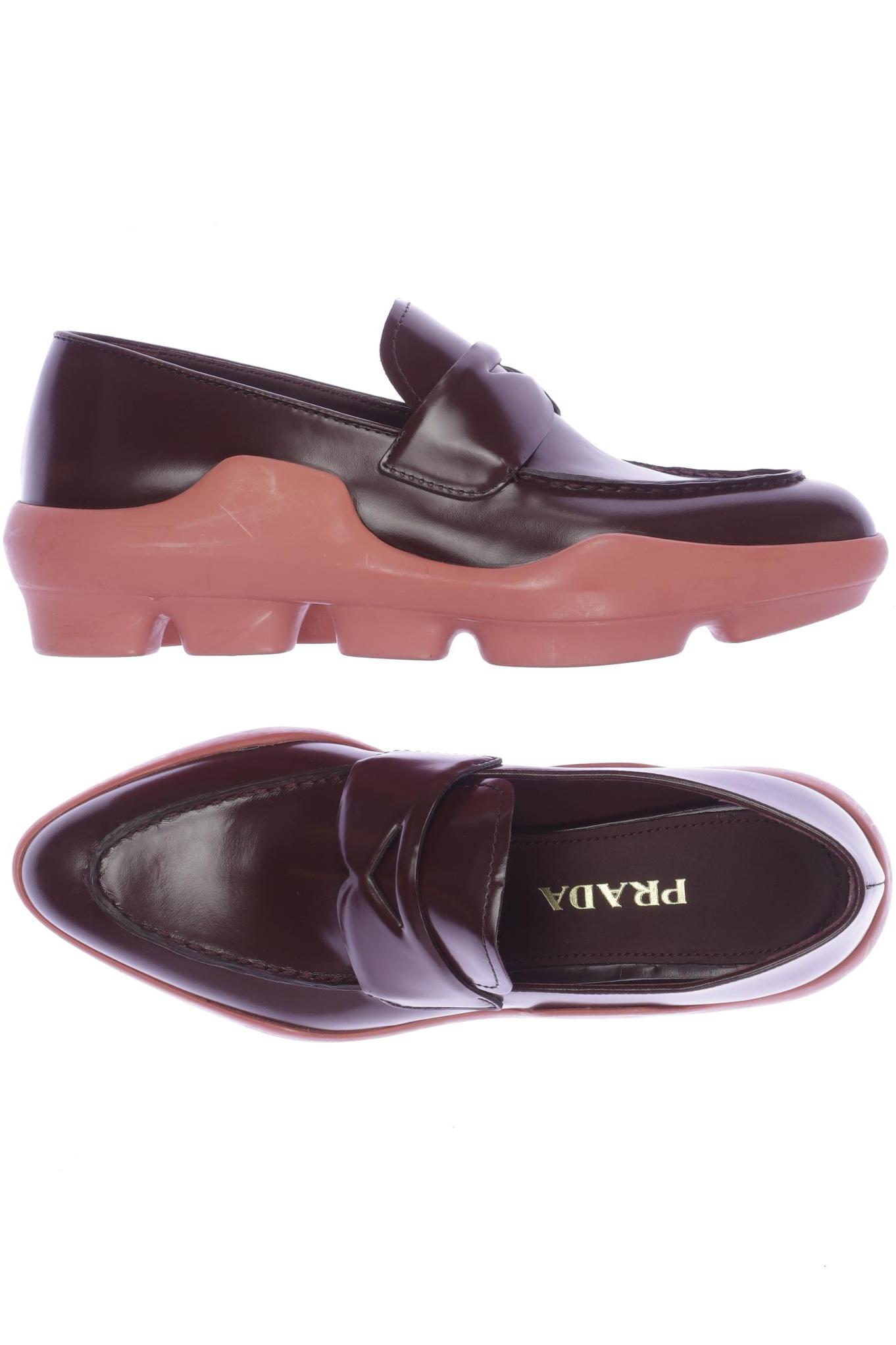 

Prada Damen Halbschuh, bordeaux, Gr. 37