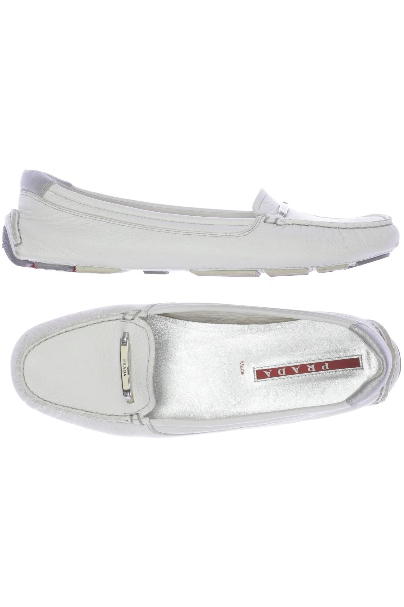 

Prada Damen Halbschuh, weiß, Gr. 40