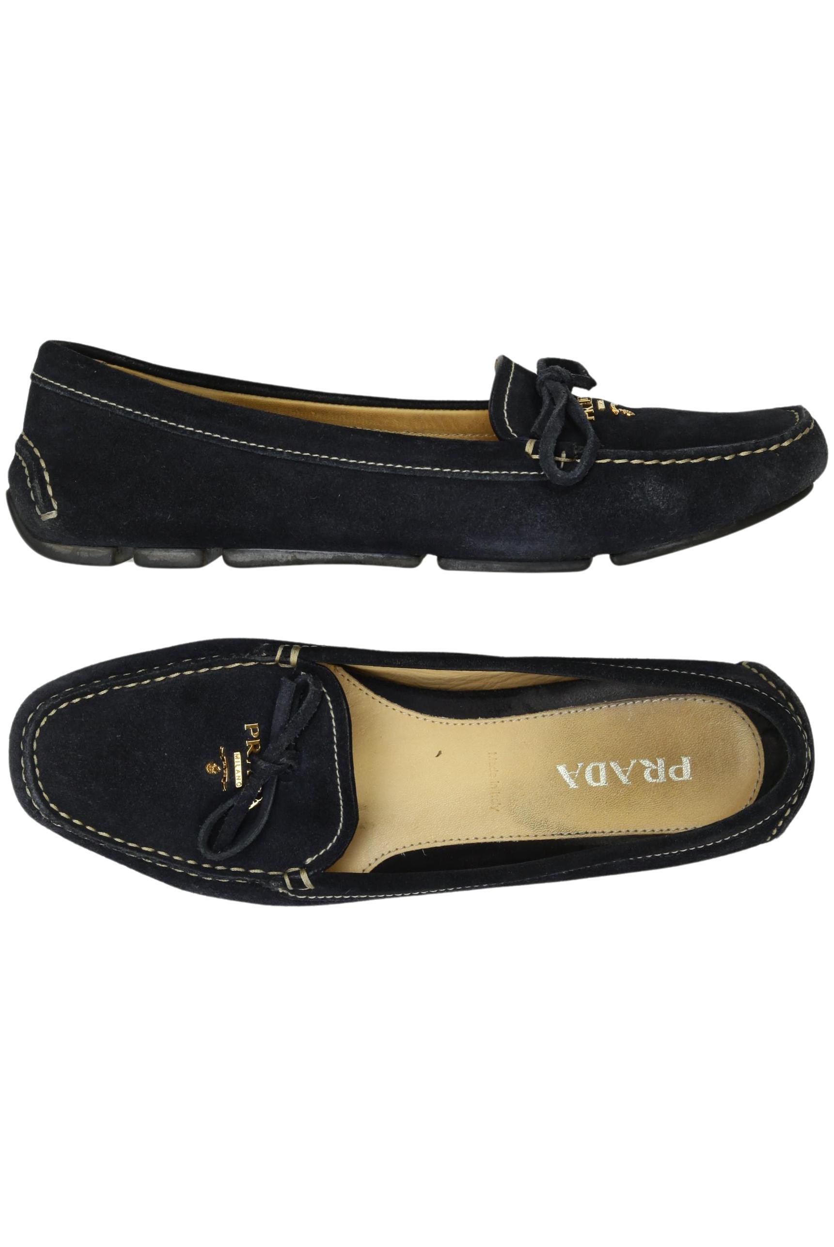 

Prada Damen Halbschuh, marineblau, Gr. 39