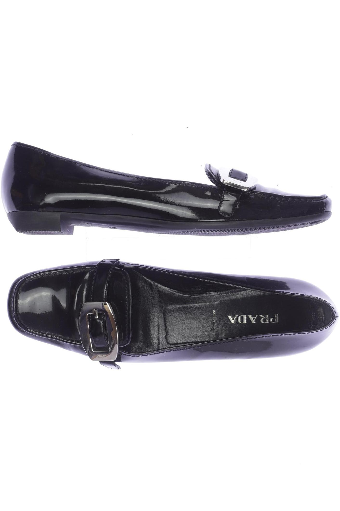 

Prada Damen Halbschuh, schwarz, Gr. 40.5