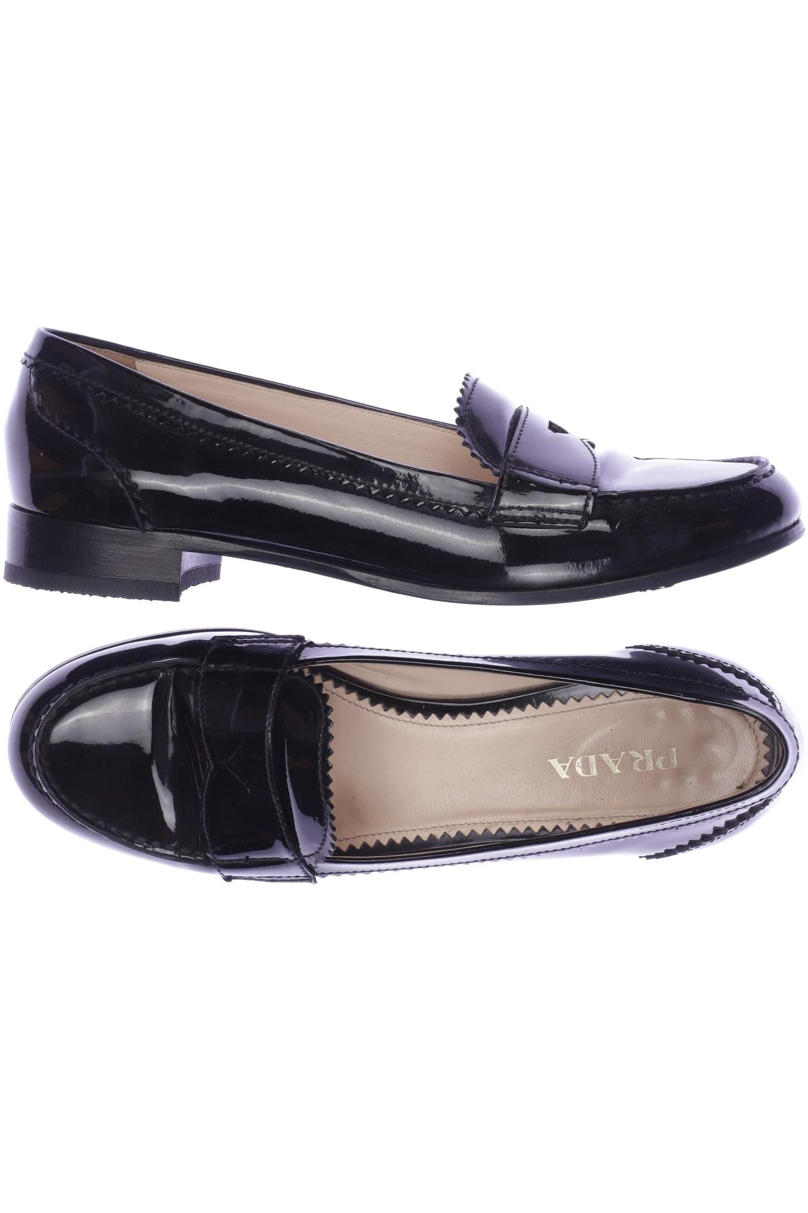 

Prada Damen Halbschuh, schwarz, Gr. 41