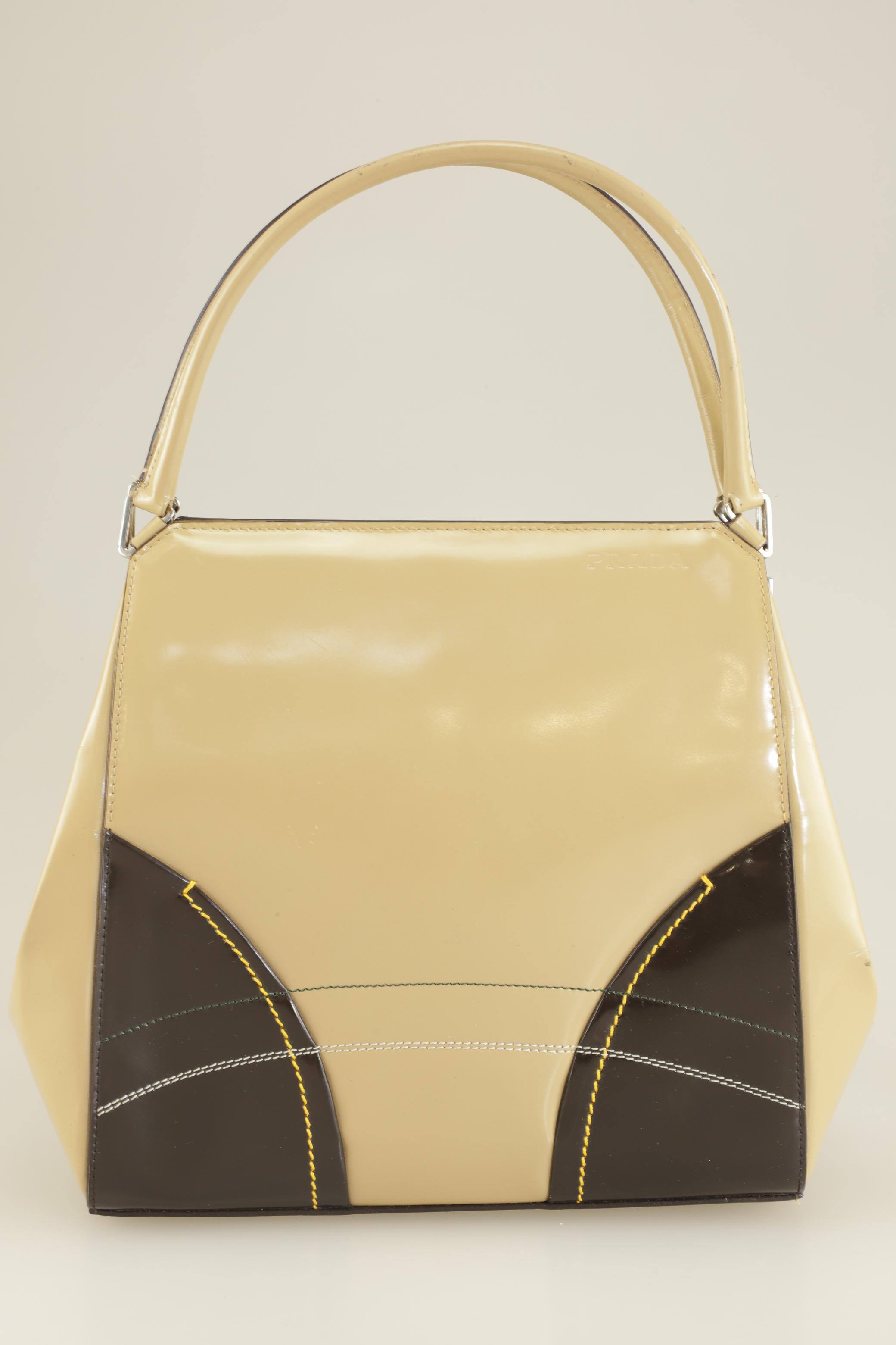 

Prada Damen Handtasche, beige, Gr.
