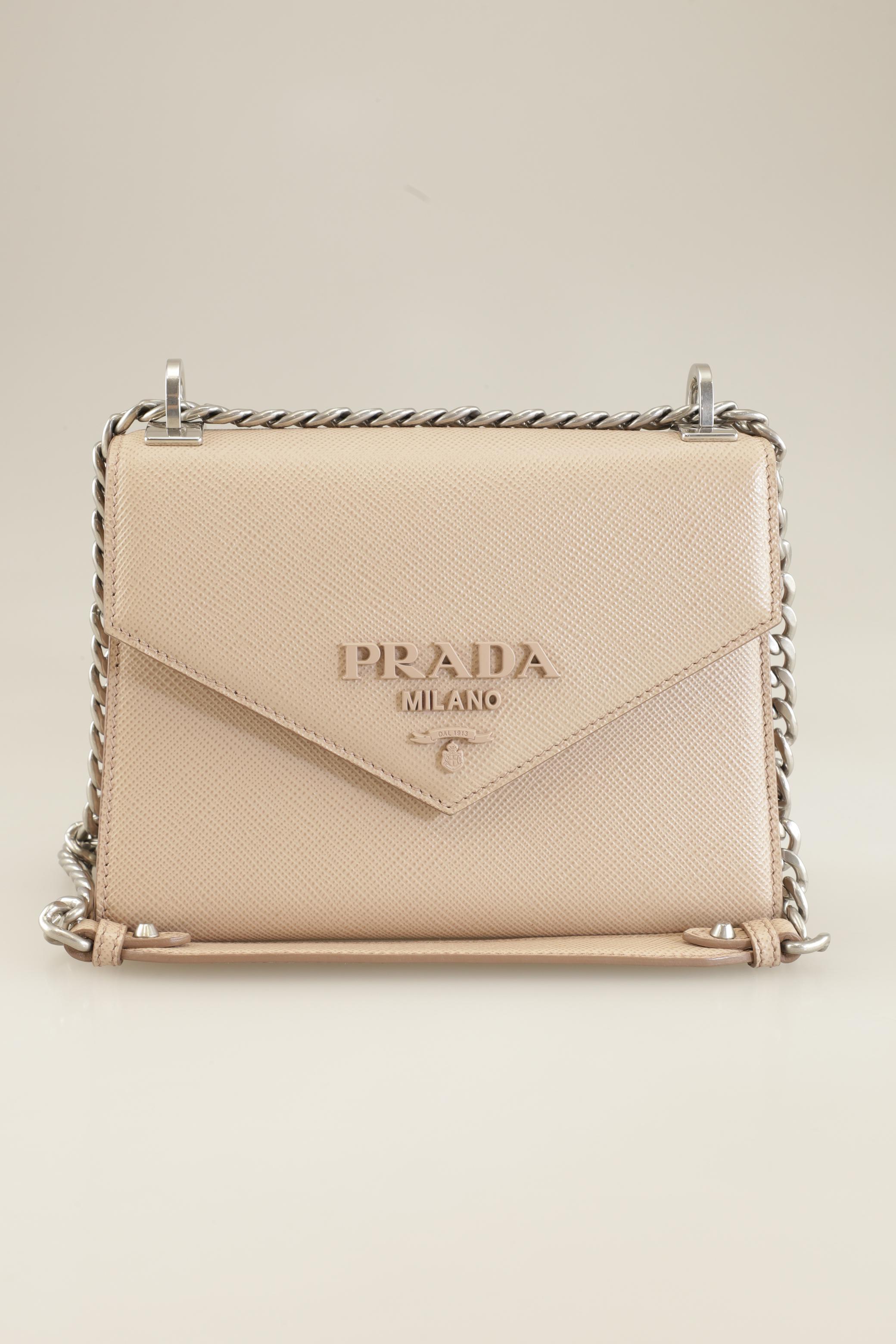 

Prada Damen Handtasche, beige, Gr.