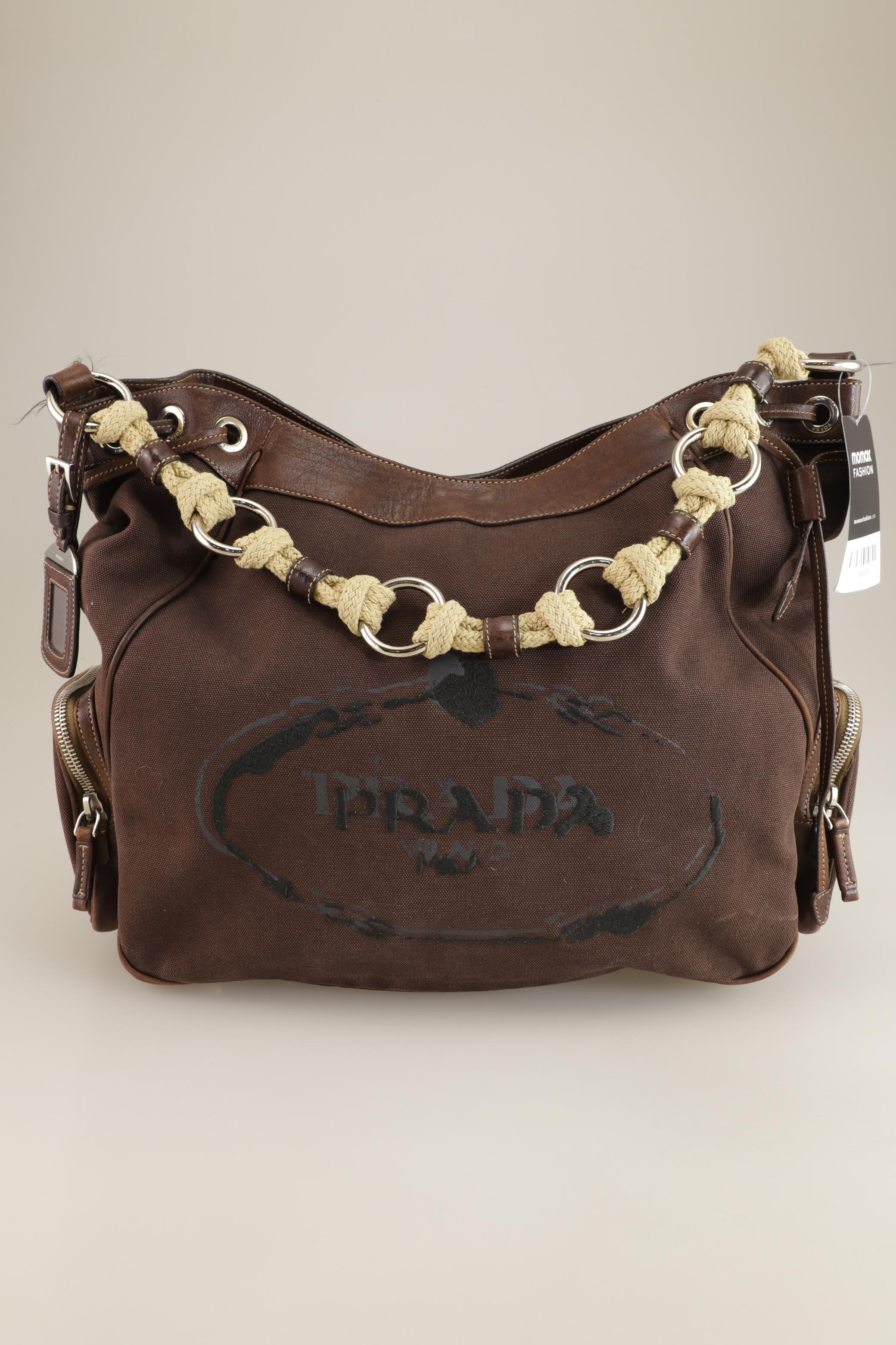 

Prada Damen Handtasche, braun, Gr.