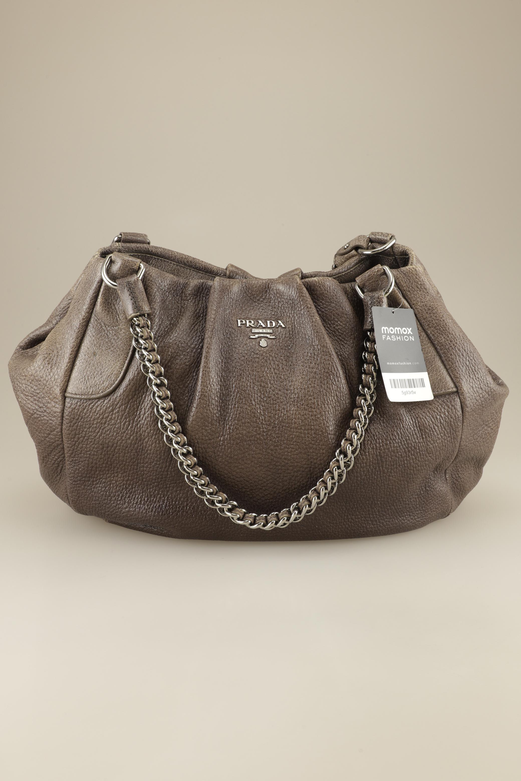 

Prada Damen Handtasche, braun, Gr.