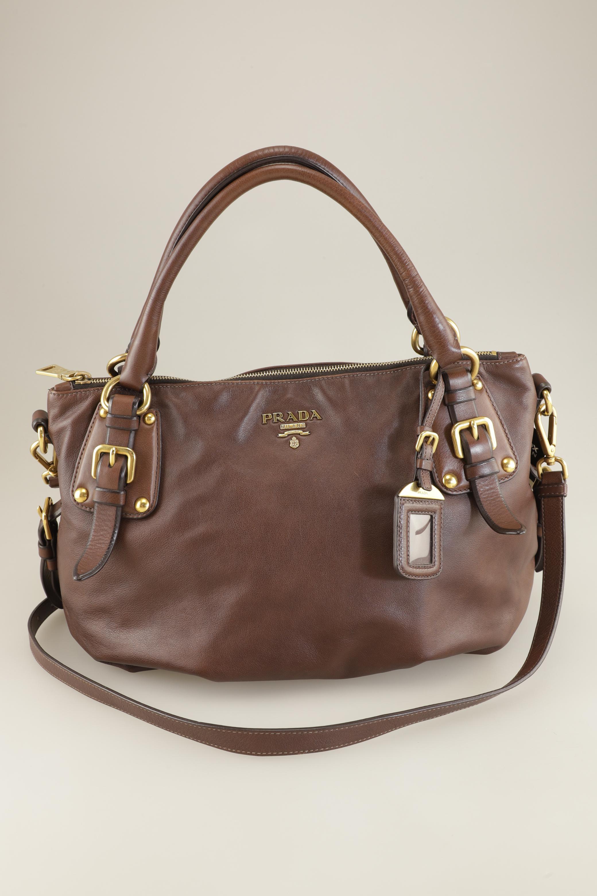 

Prada Damen Handtasche, braun, Gr.