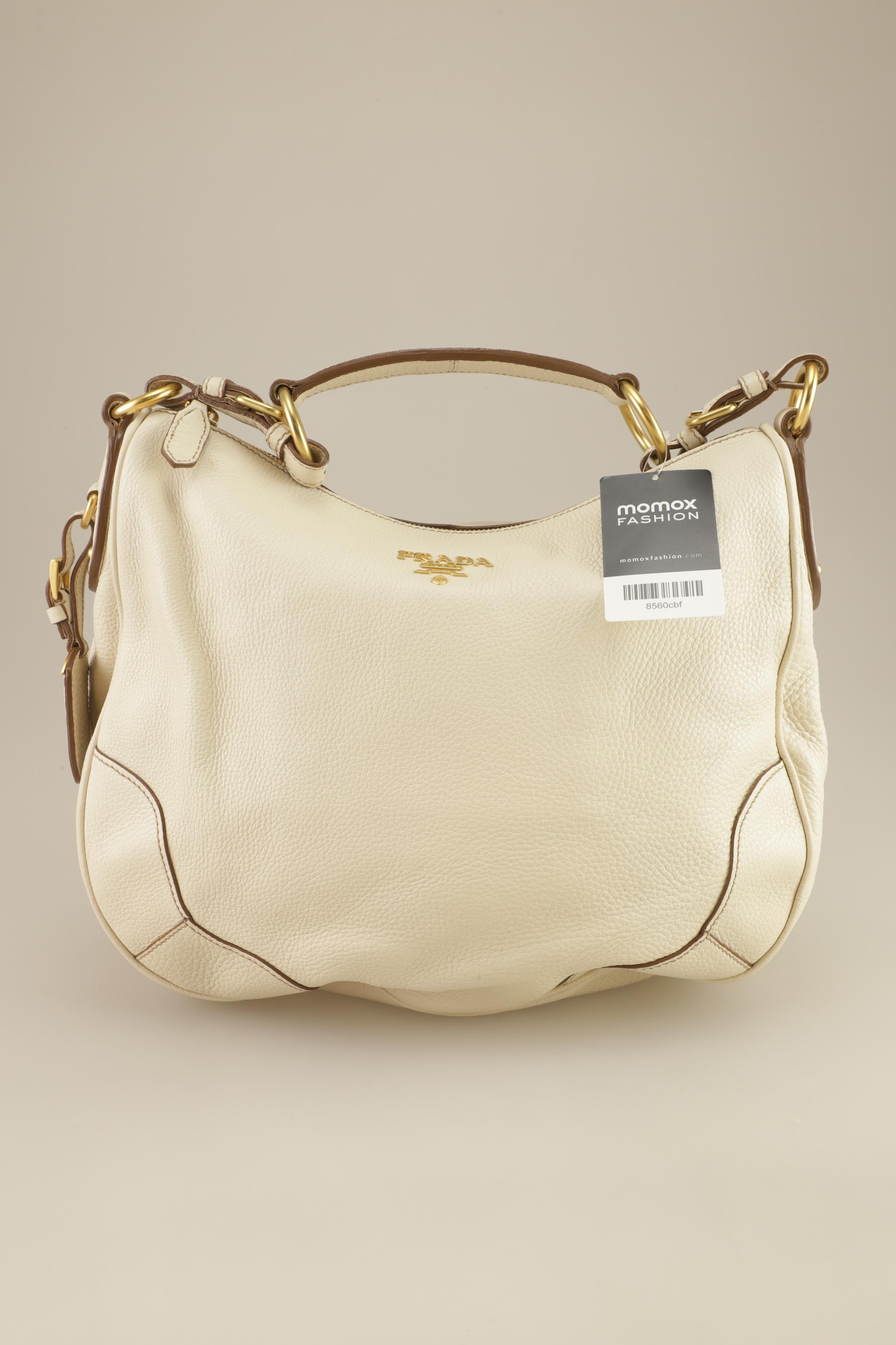 

Prada Damen Handtasche, cremeweiß