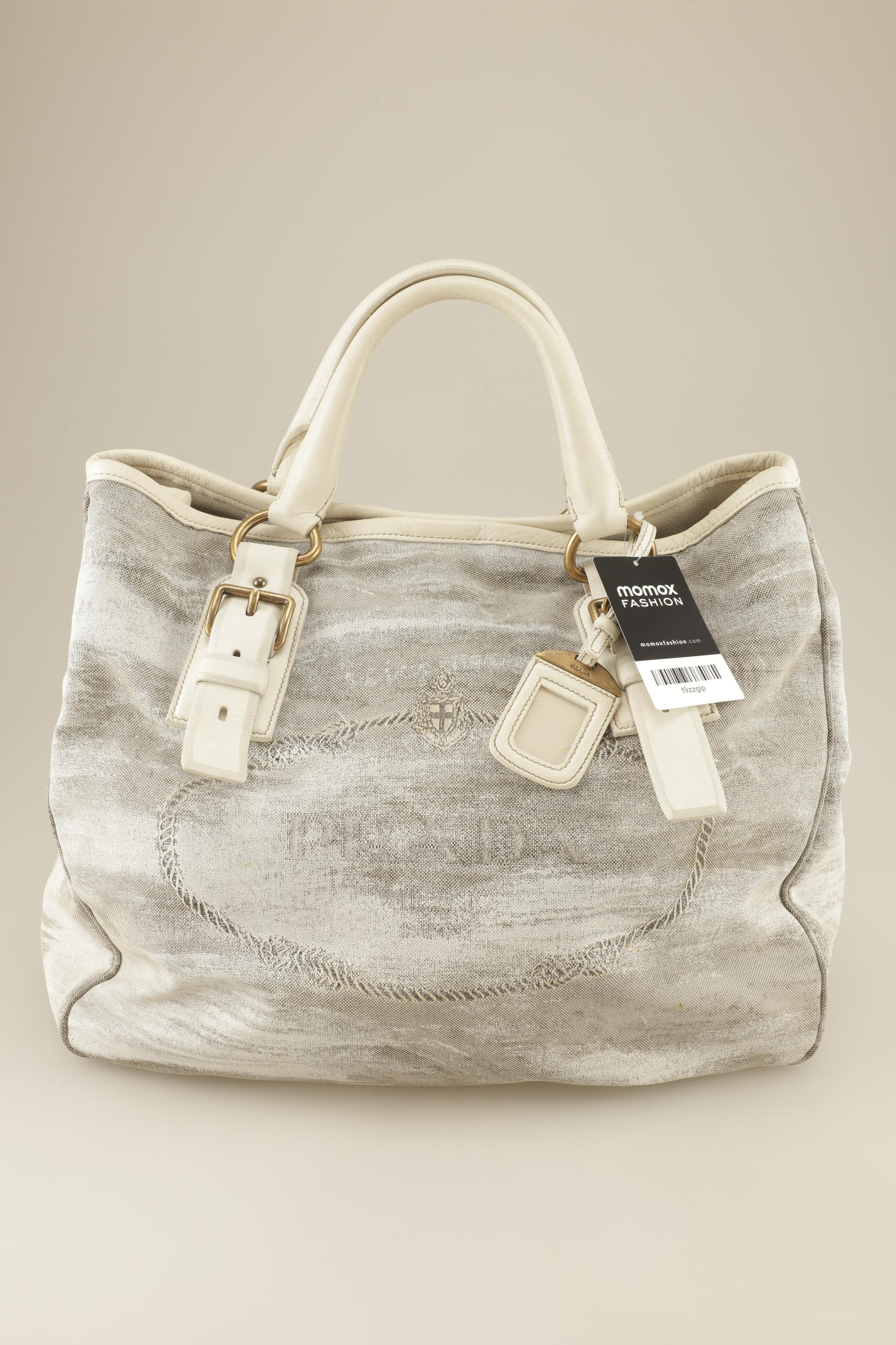 

Prada Damen Handtasche, cremeweiß, Gr.