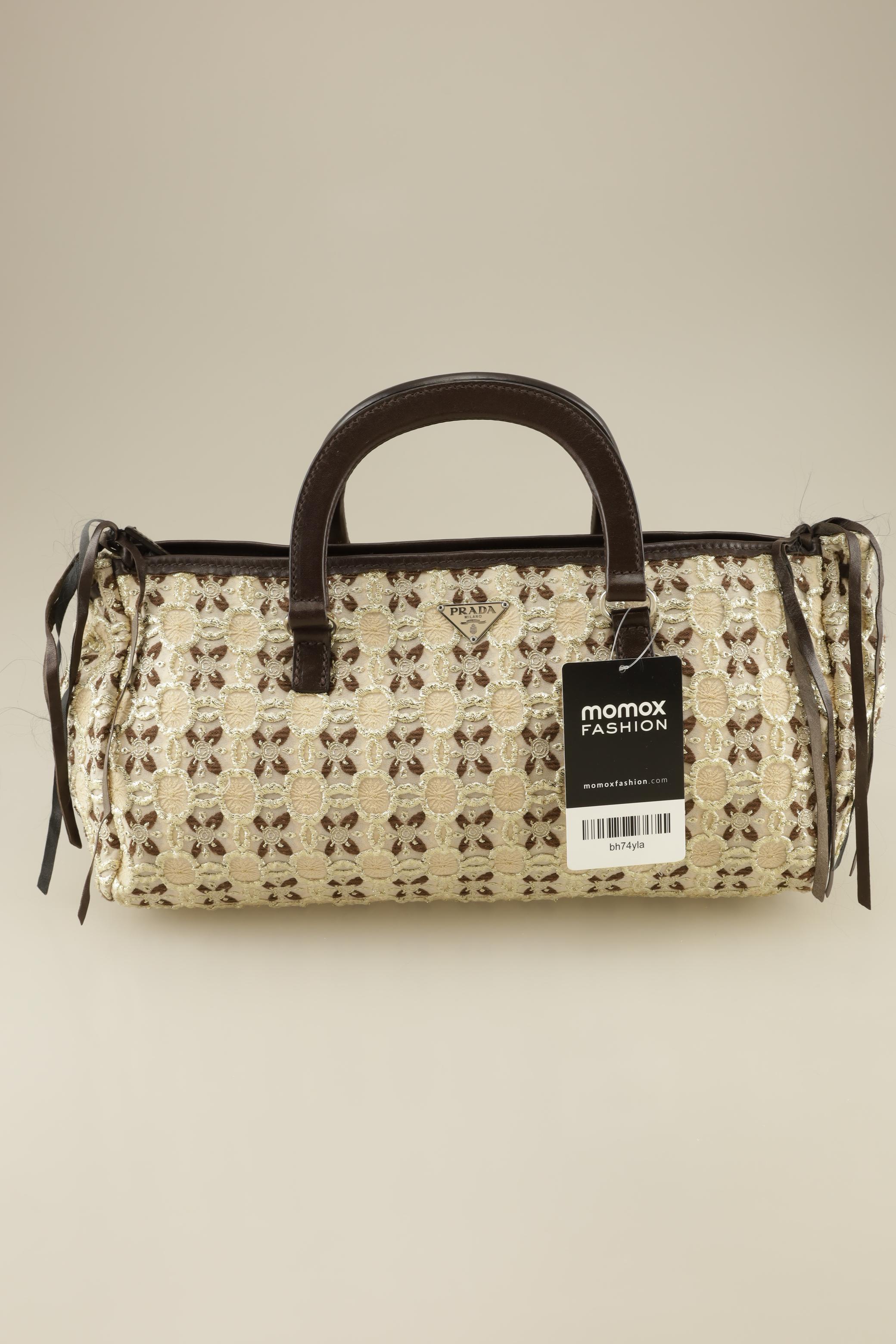 

Prada Damen Handtasche, beige, Gr.