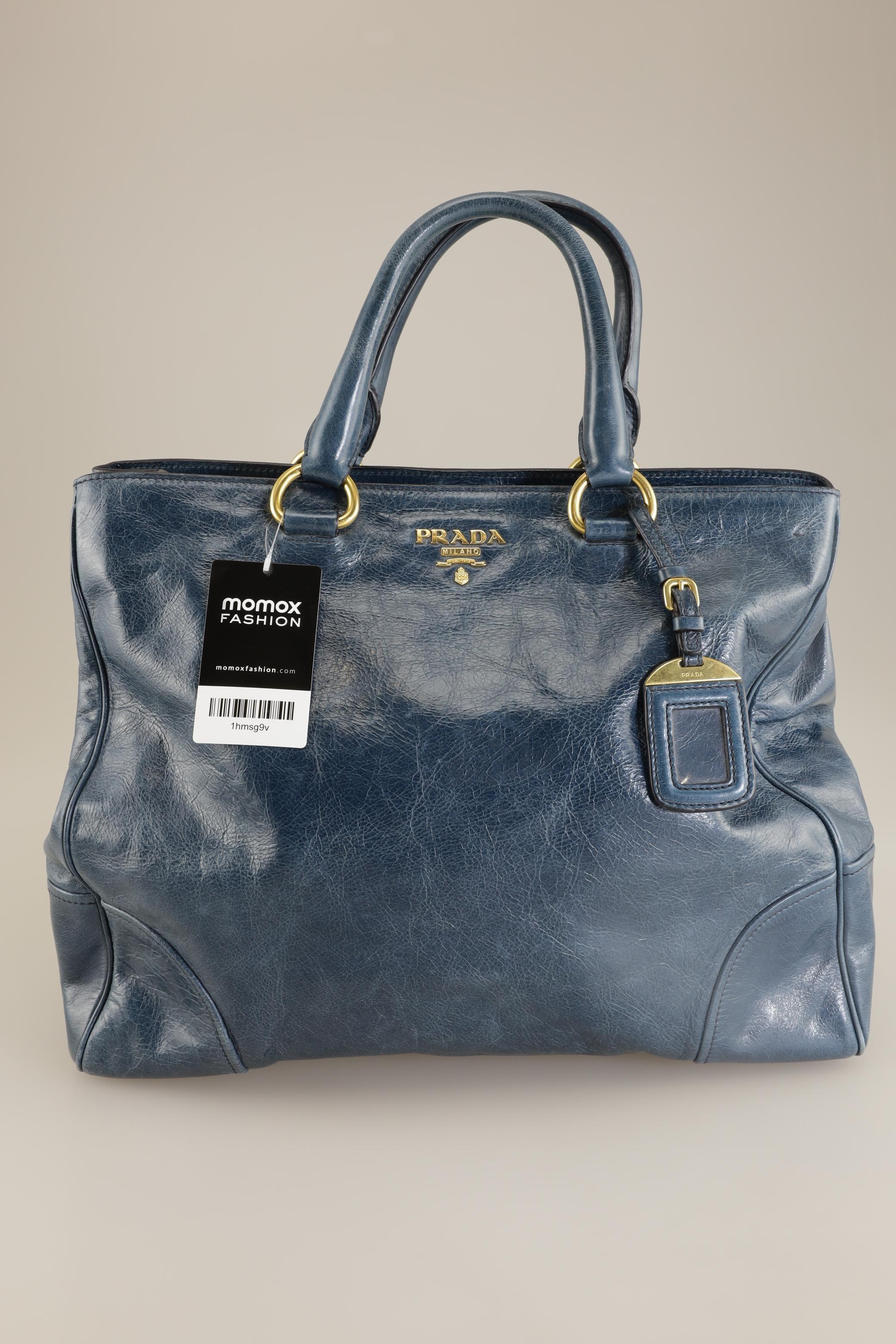 

Prada Damen Handtasche, blau, Gr.