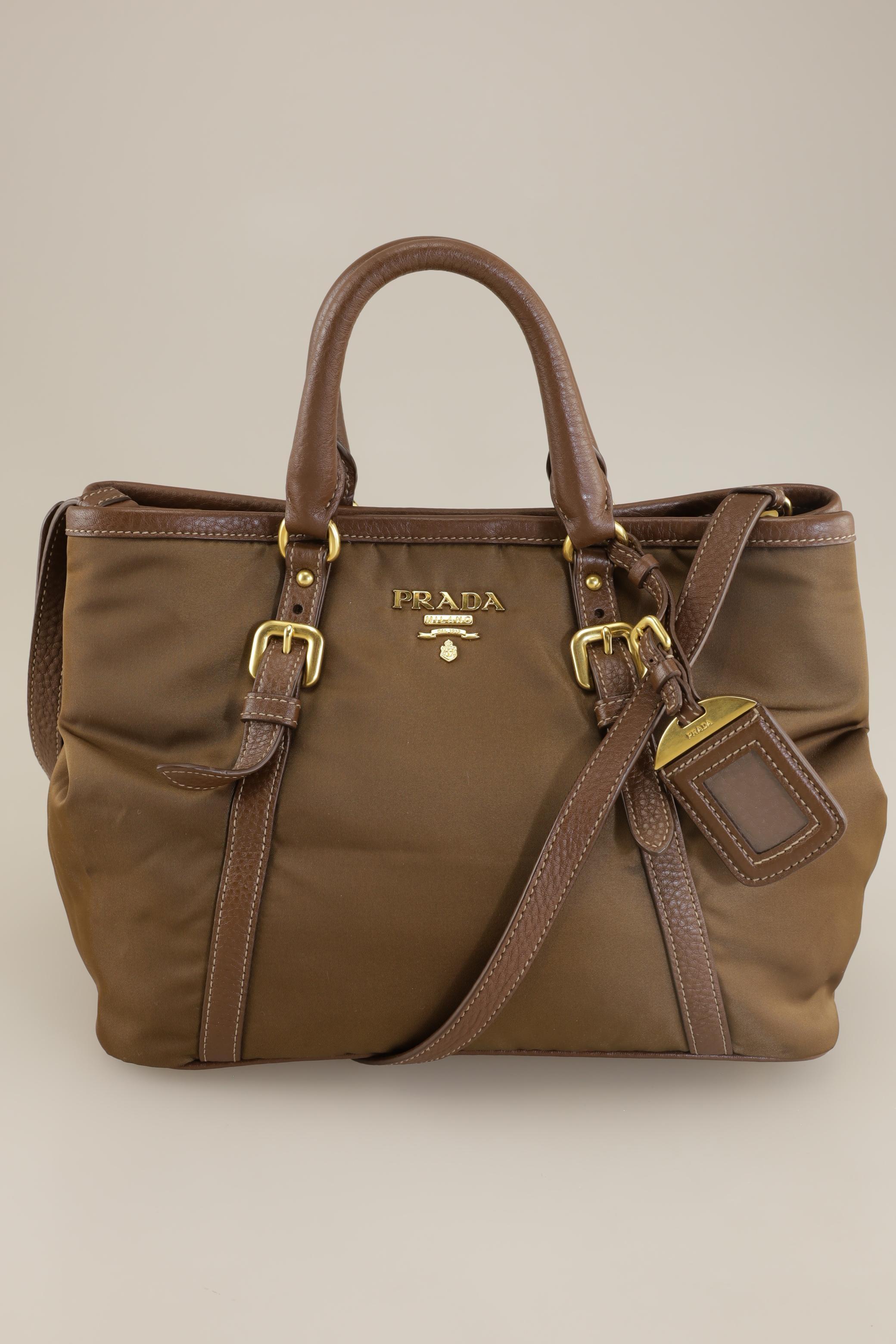 

Prada Damen Handtasche, braun, Gr.
