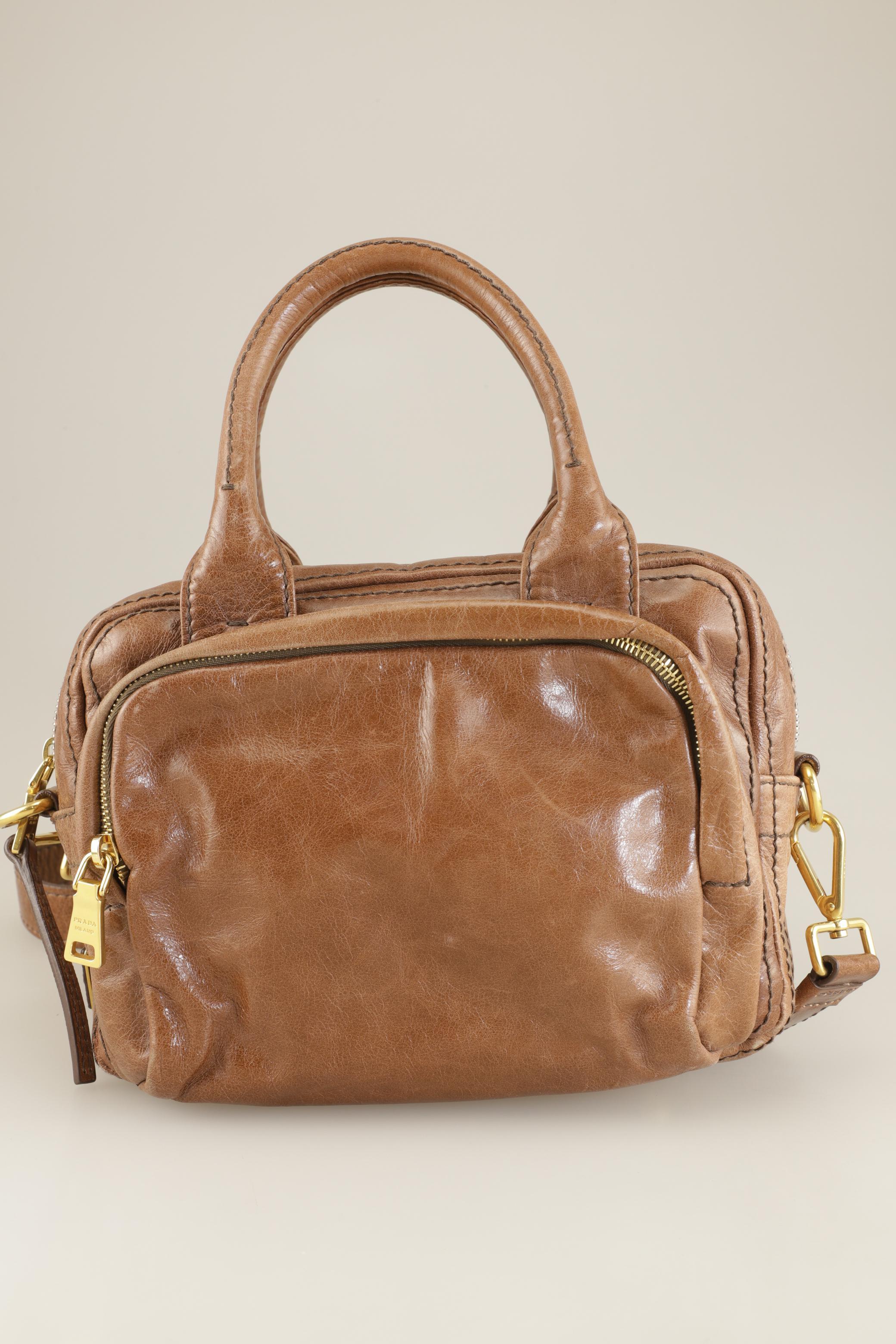 

Prada Damen Handtasche, braun, Gr.