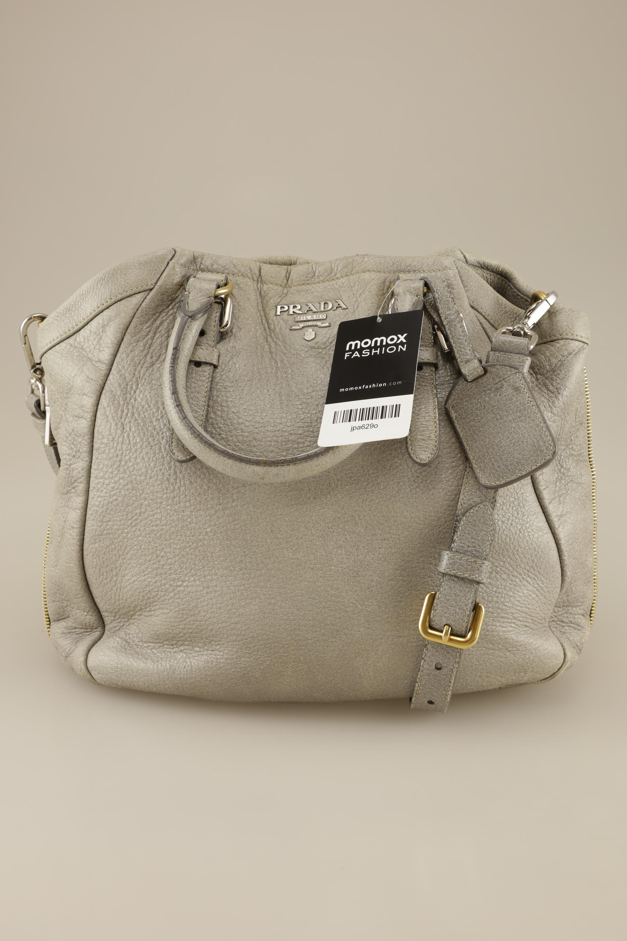 

Prada Damen Handtasche, grau, Gr.