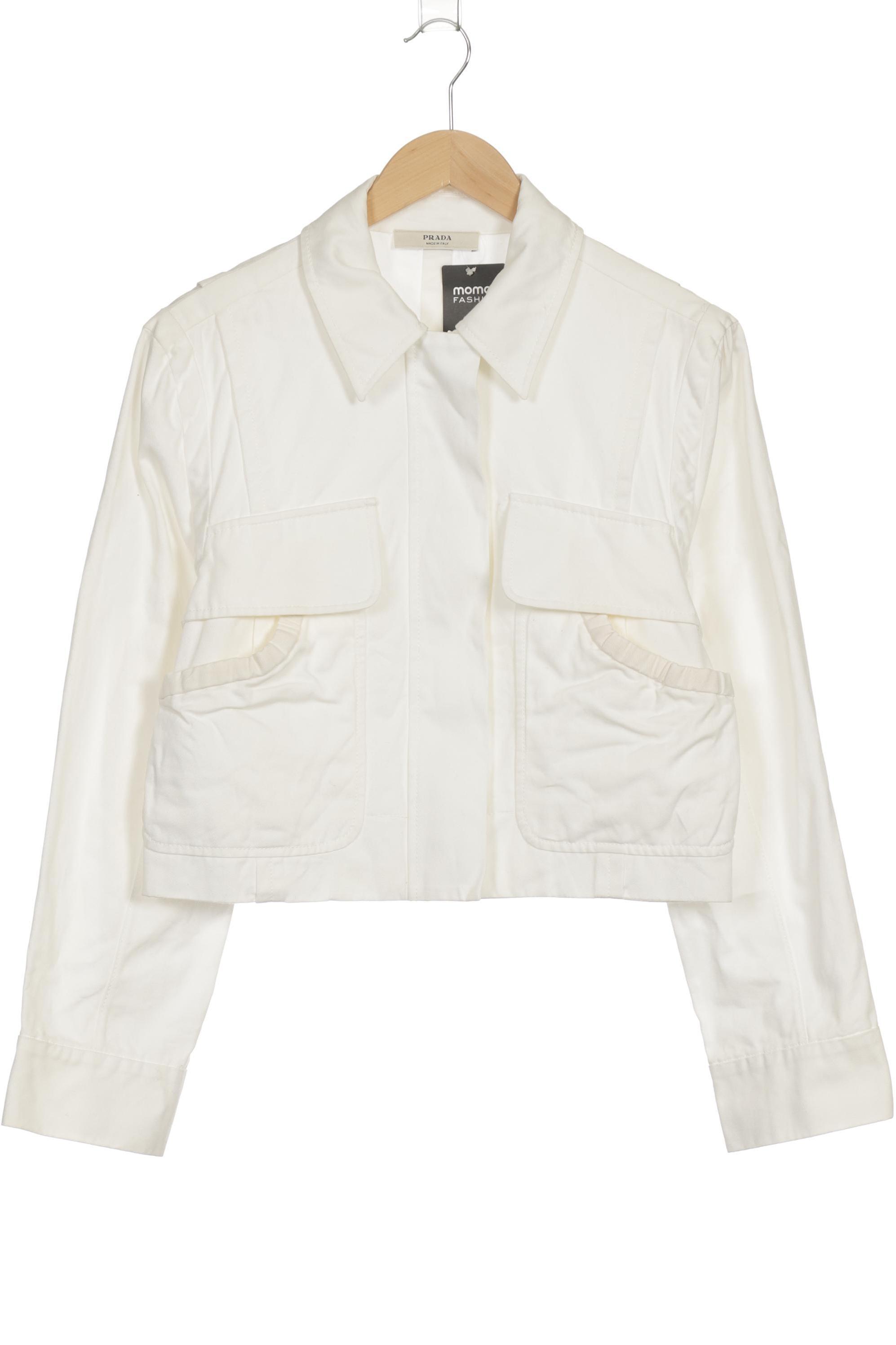 

Prada Damen Jacke, weiß, Gr. 44