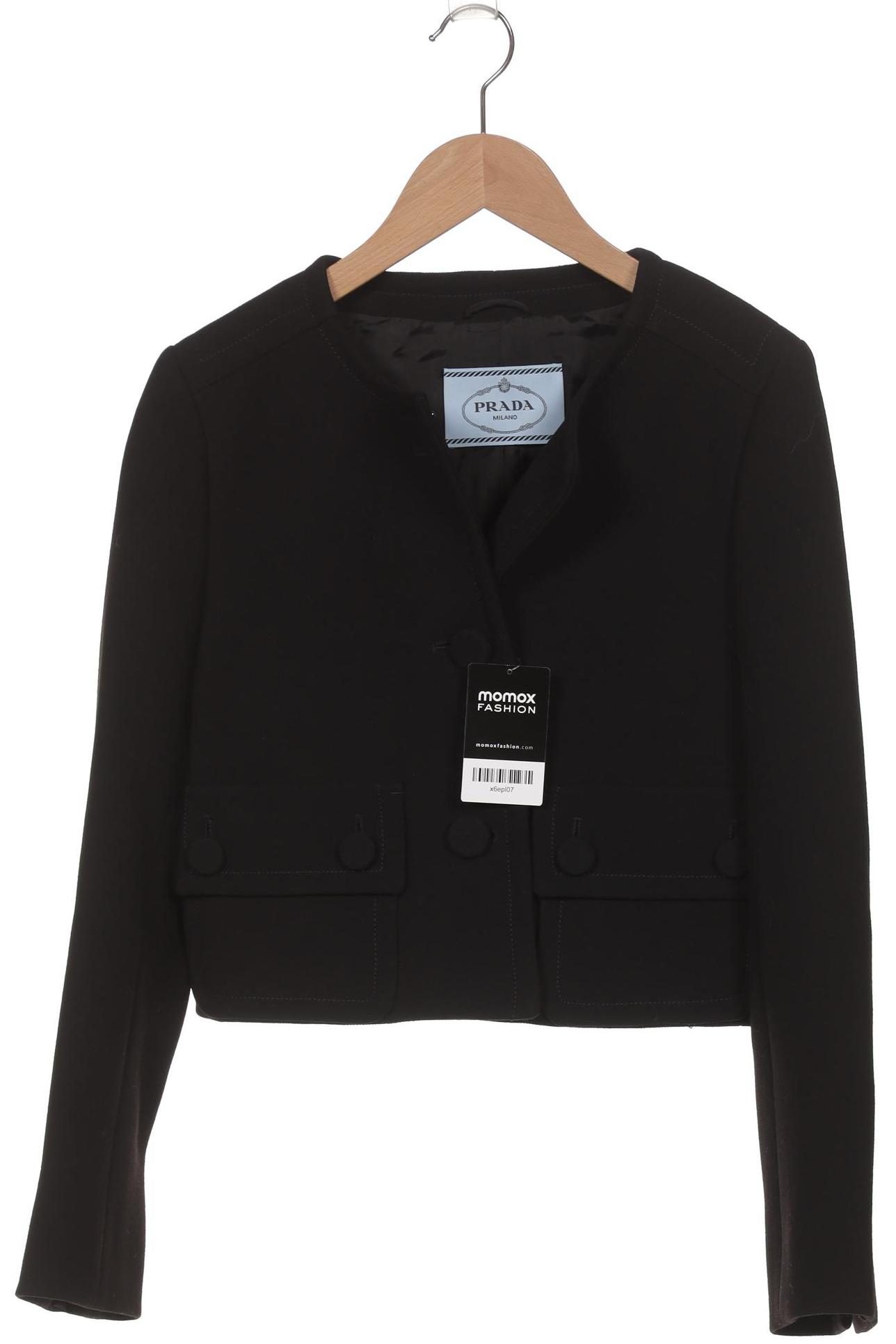 

Prada Damen Jacke, schwarz, Gr. 38