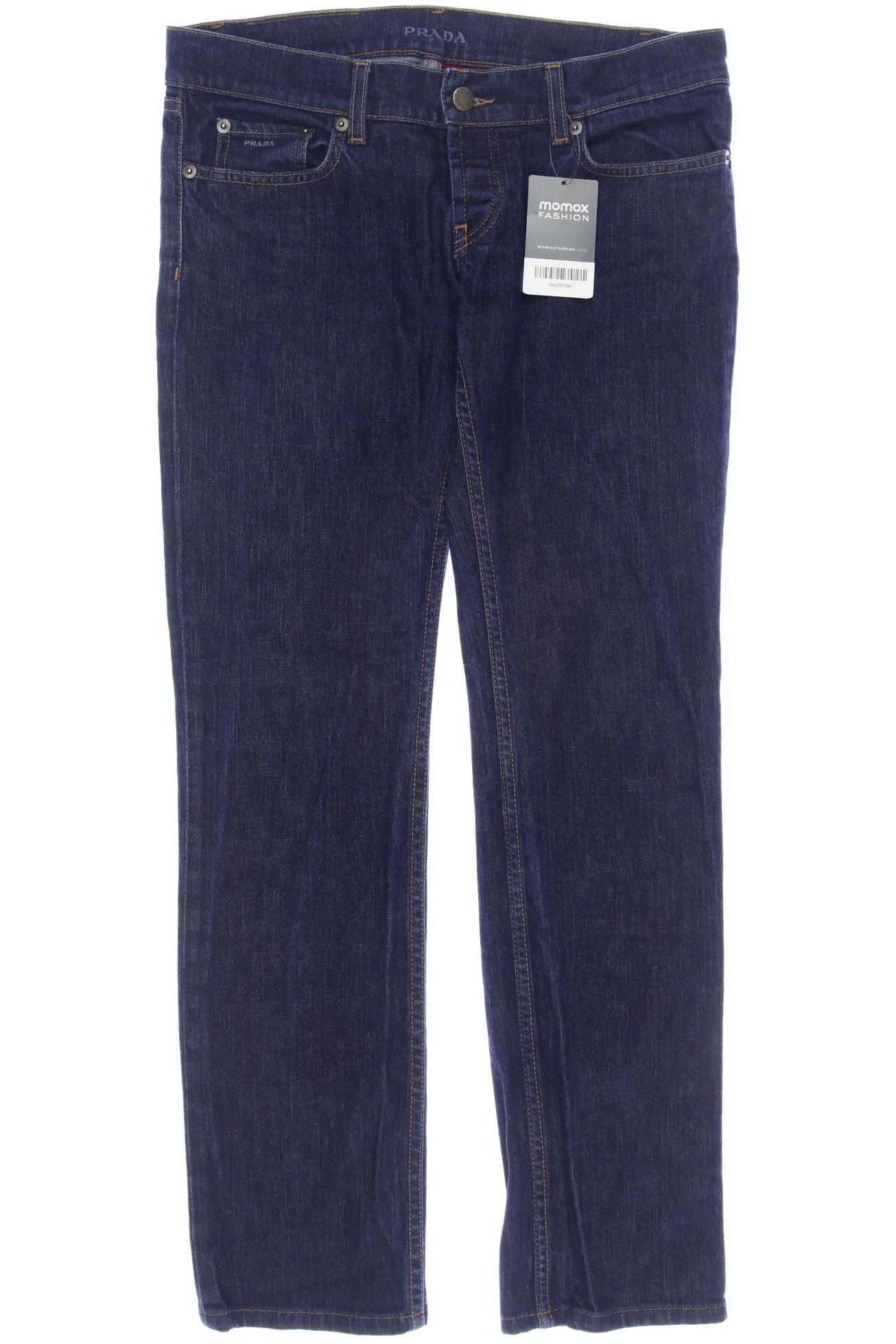 

Prada Damen Jeans, marineblau, Gr. 28