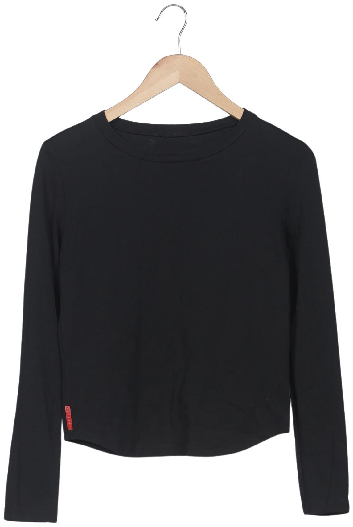 

Prada Damen Langarmshirt, schwarz, Gr. 38