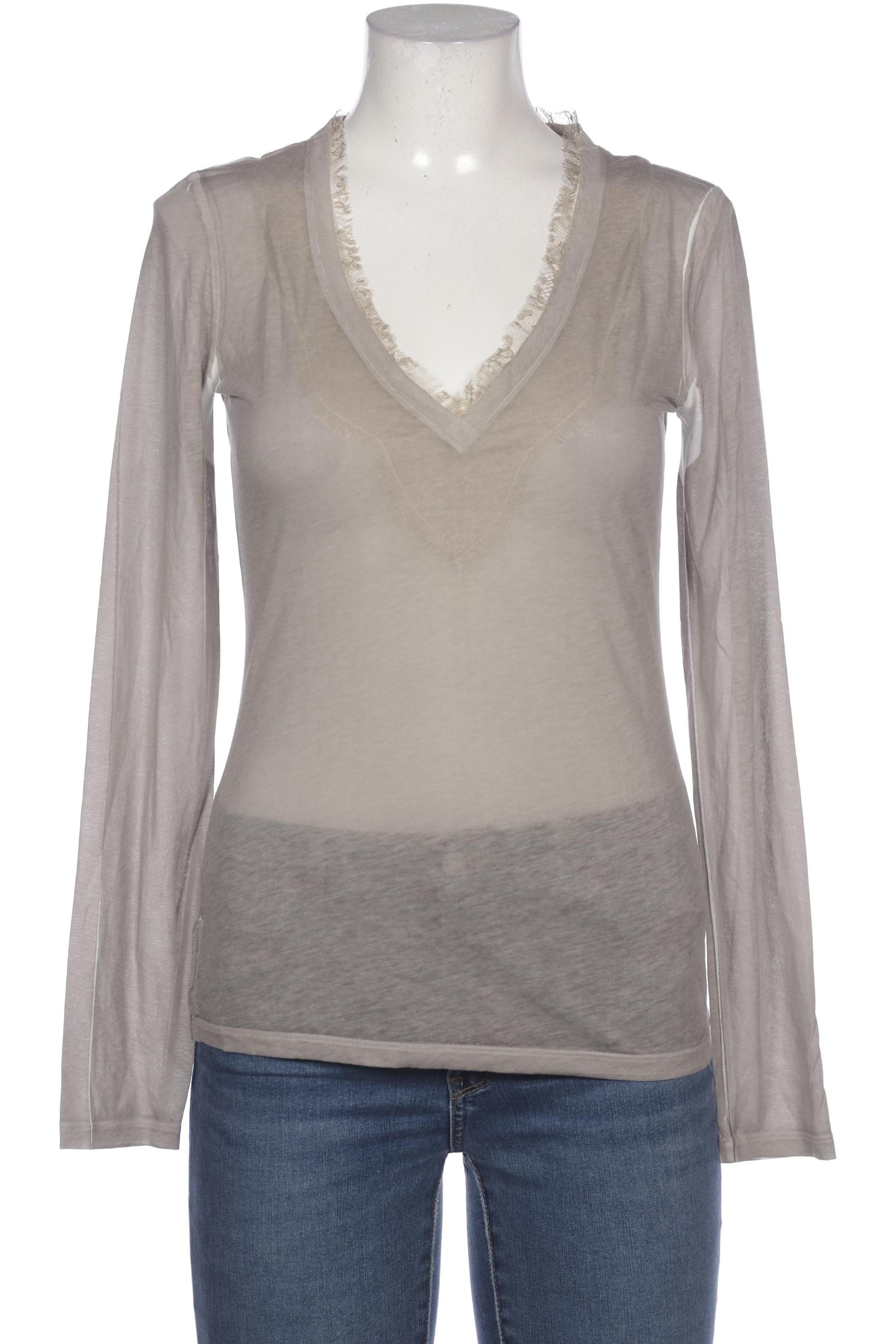 

Prada Damen Langarmshirt, grau, Gr. 38