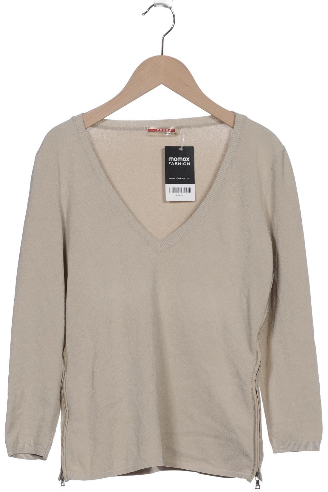 

Prada Damen Langarmshirt, beige