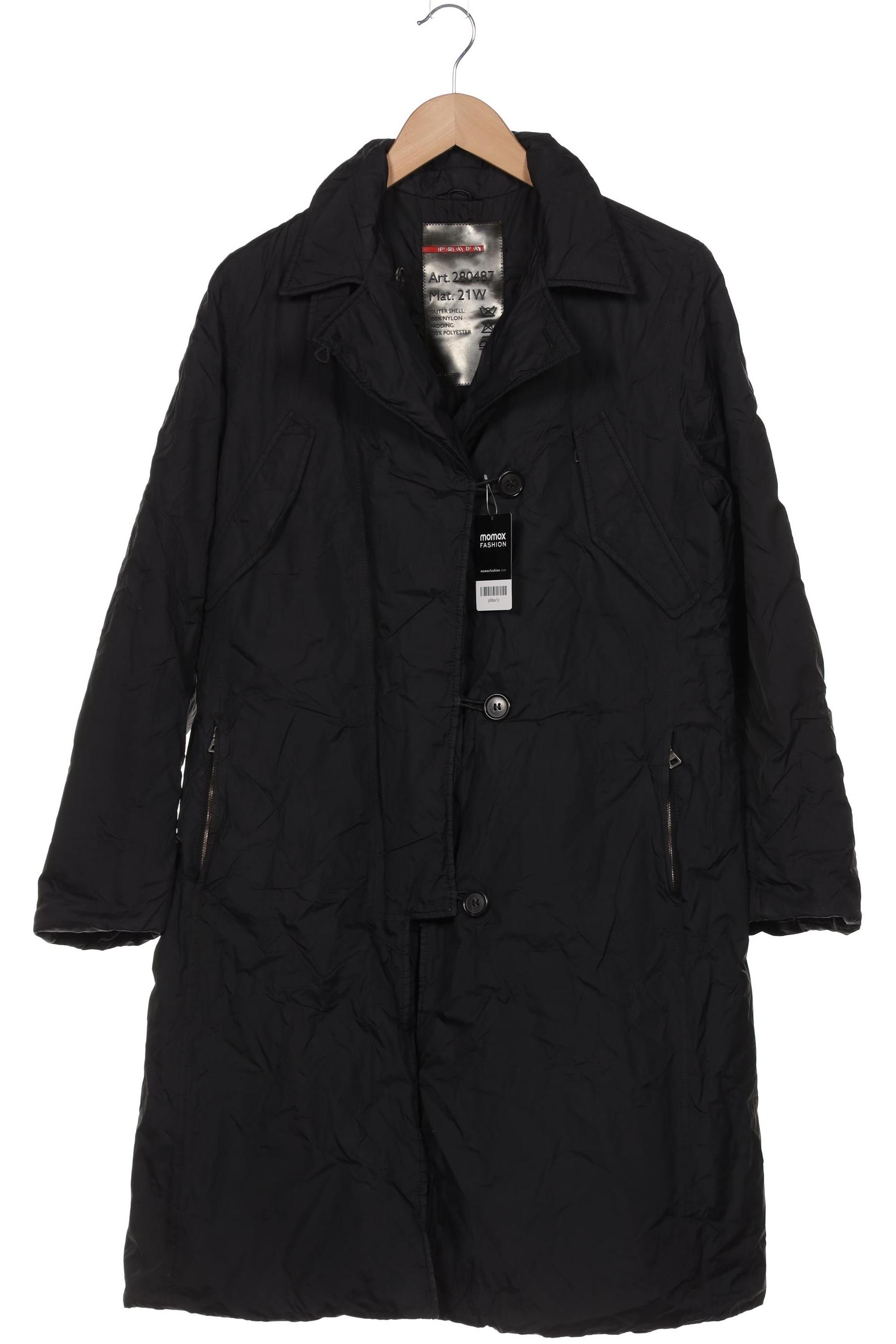 

Prada Damen Mantel, schwarz, Gr. 46