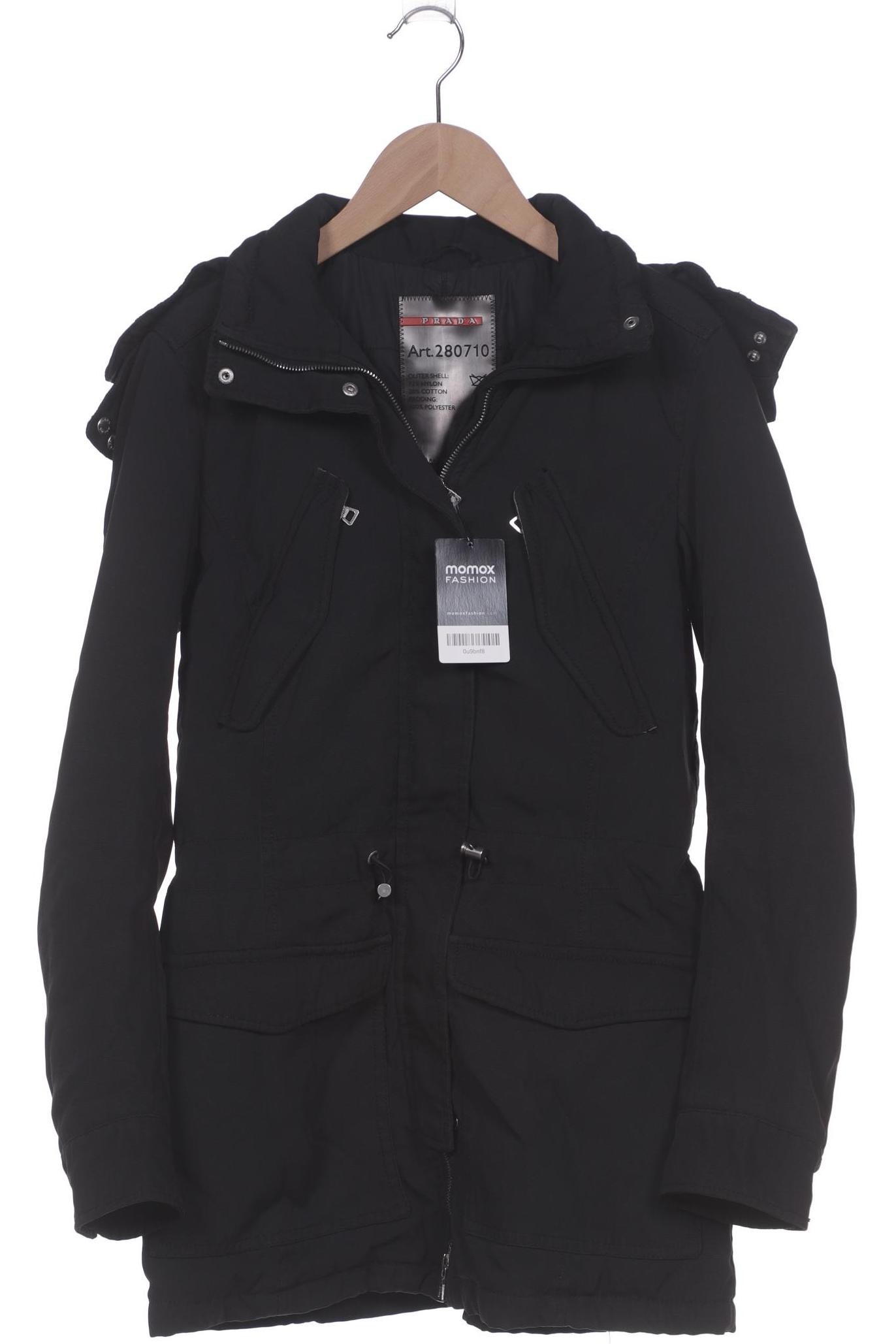 

Prada Damen Mantel, schwarz, Gr. 42