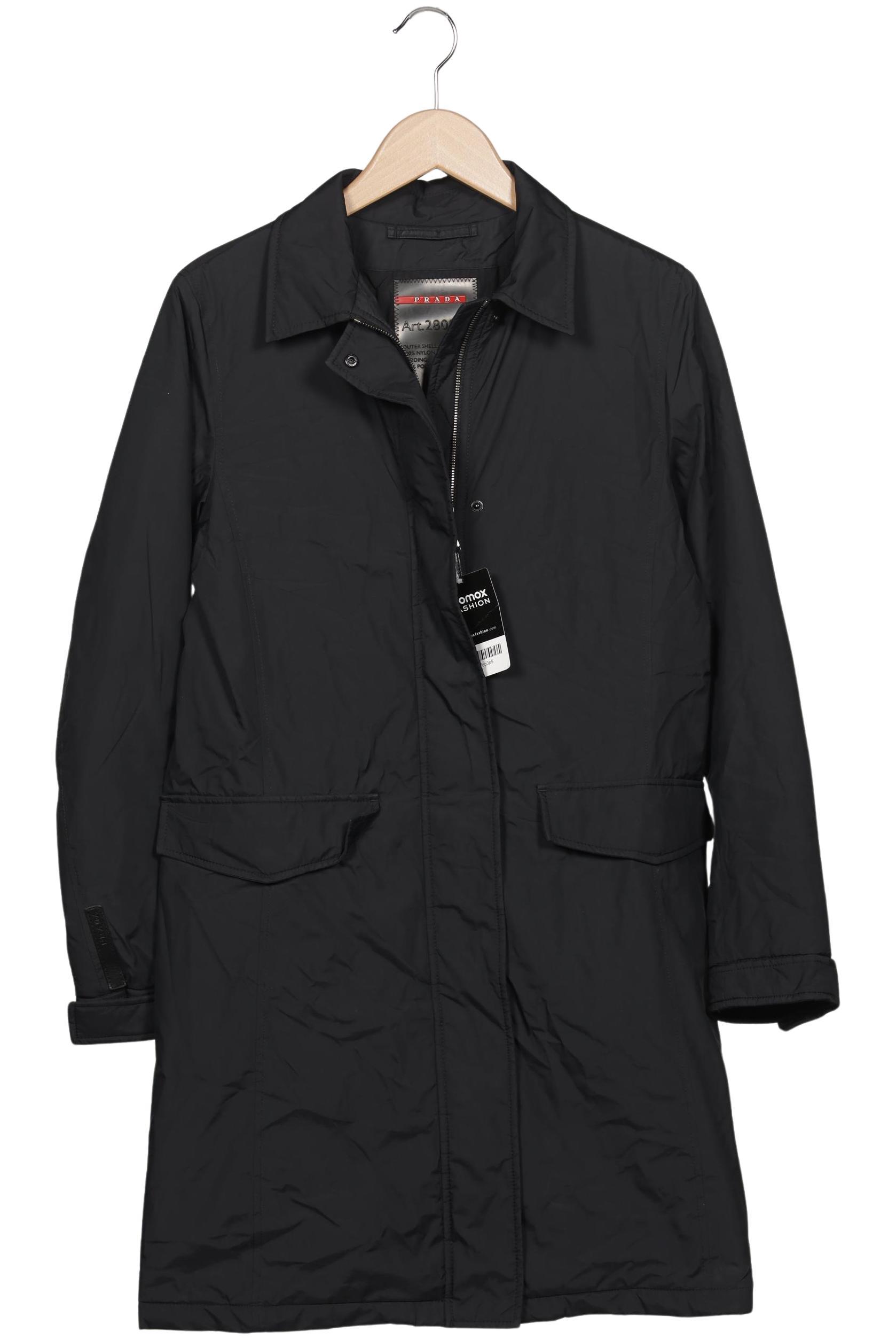 

Prada Damen Mantel, schwarz, Gr. 42