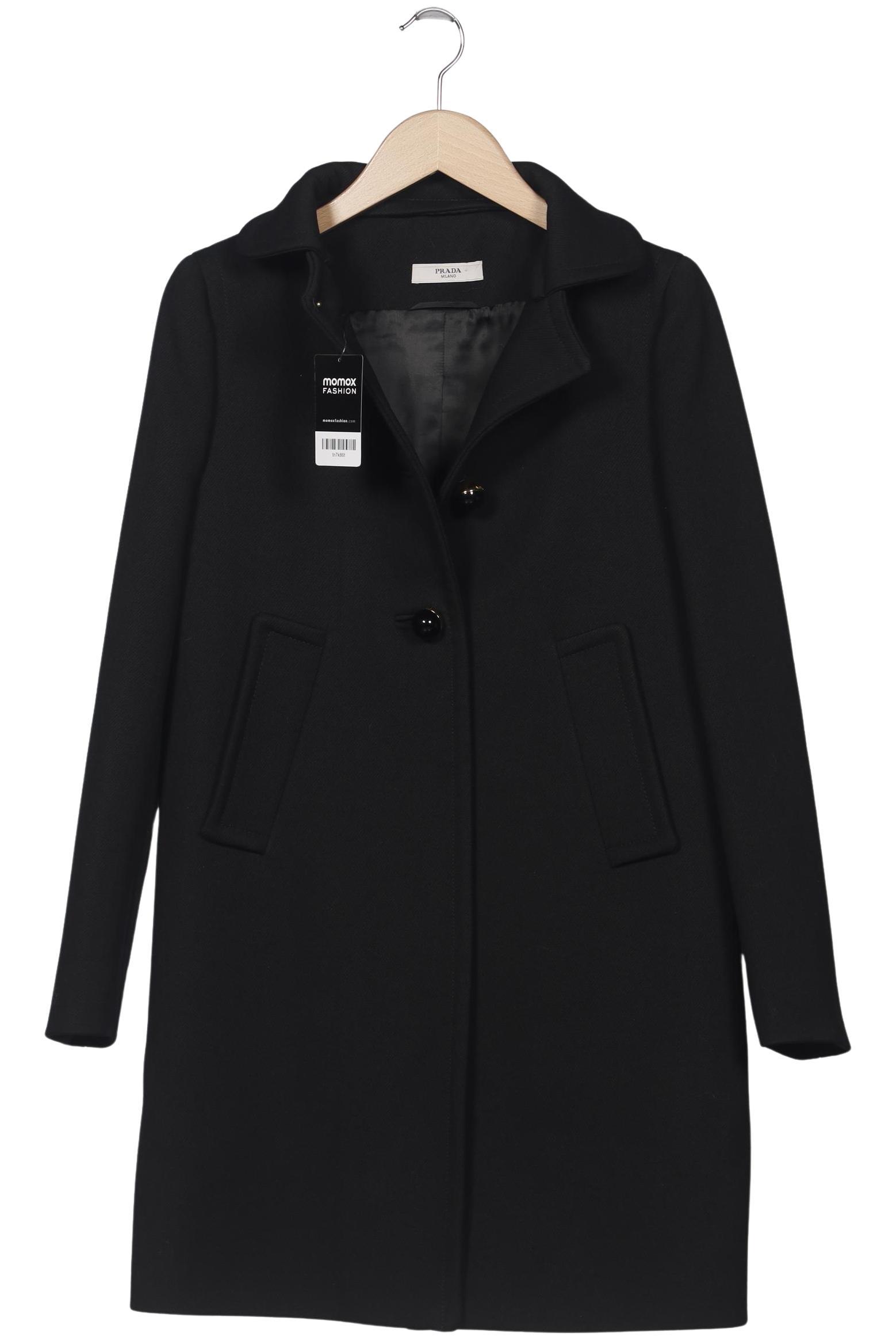 

Prada Damen Mantel, schwarz, Gr. 44