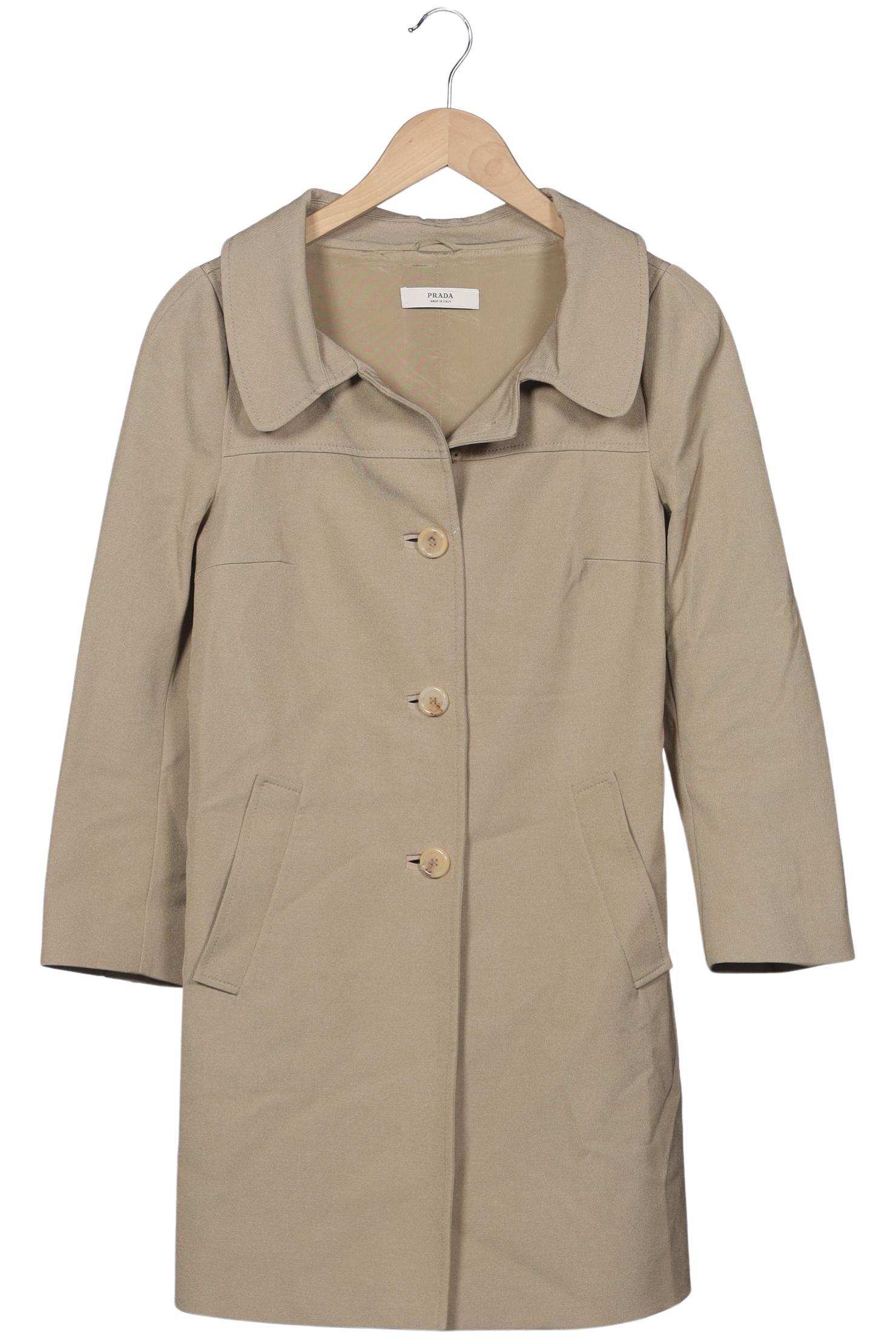 

Prada Damen Mantel, beige, Gr. 40