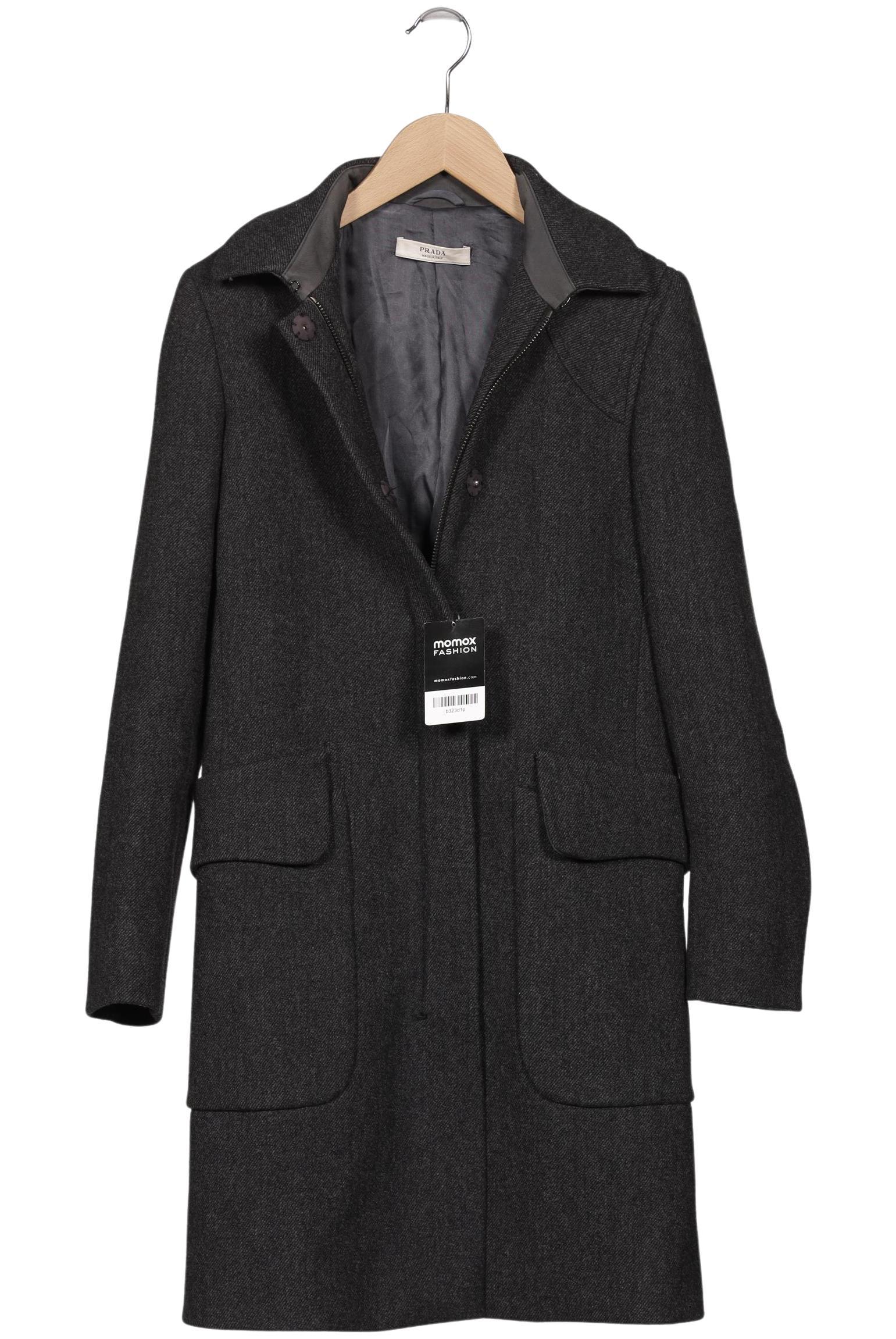 

Prada Damen Mantel, grau, Gr. 40