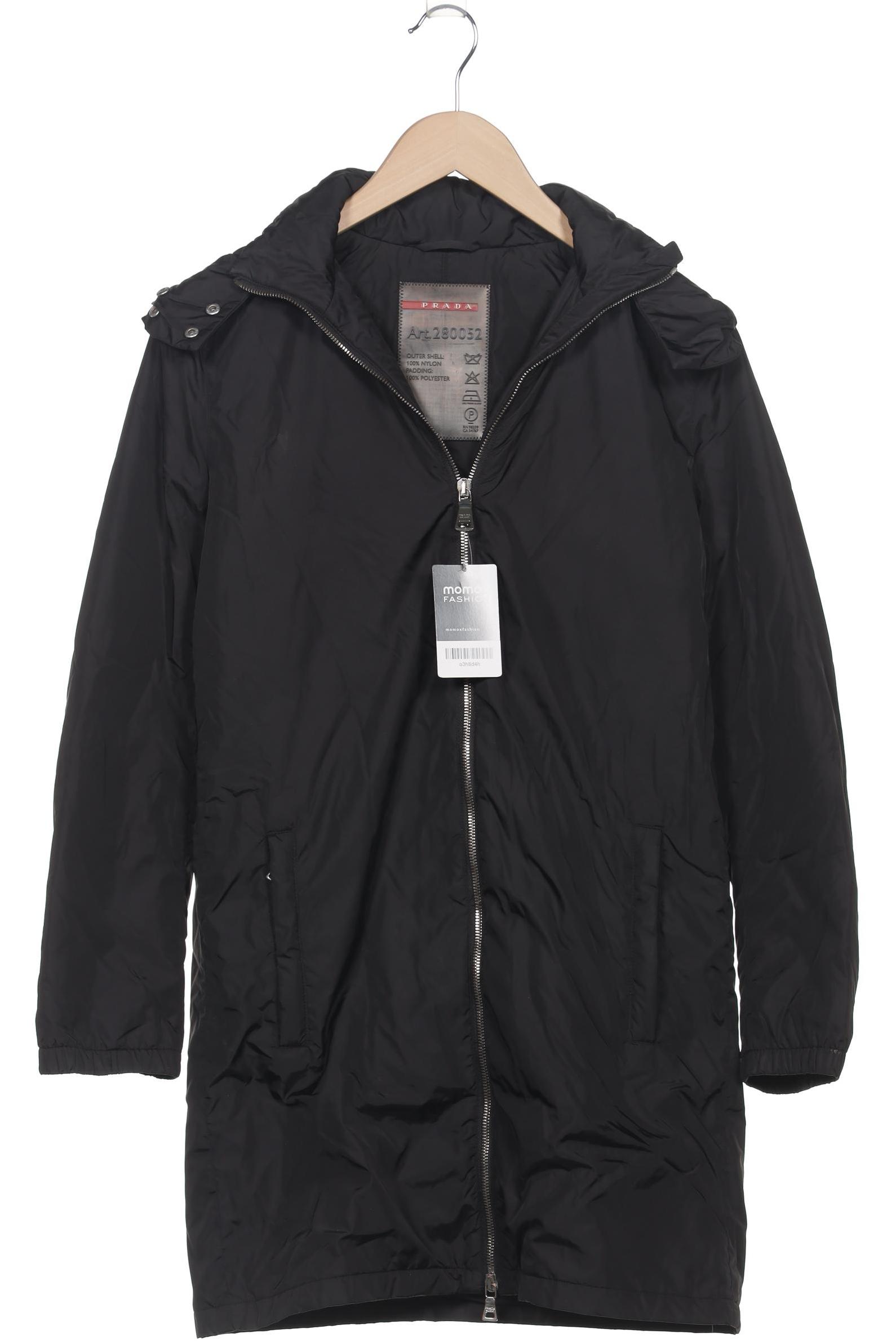 

Prada Damen Mantel, schwarz, Gr. 38