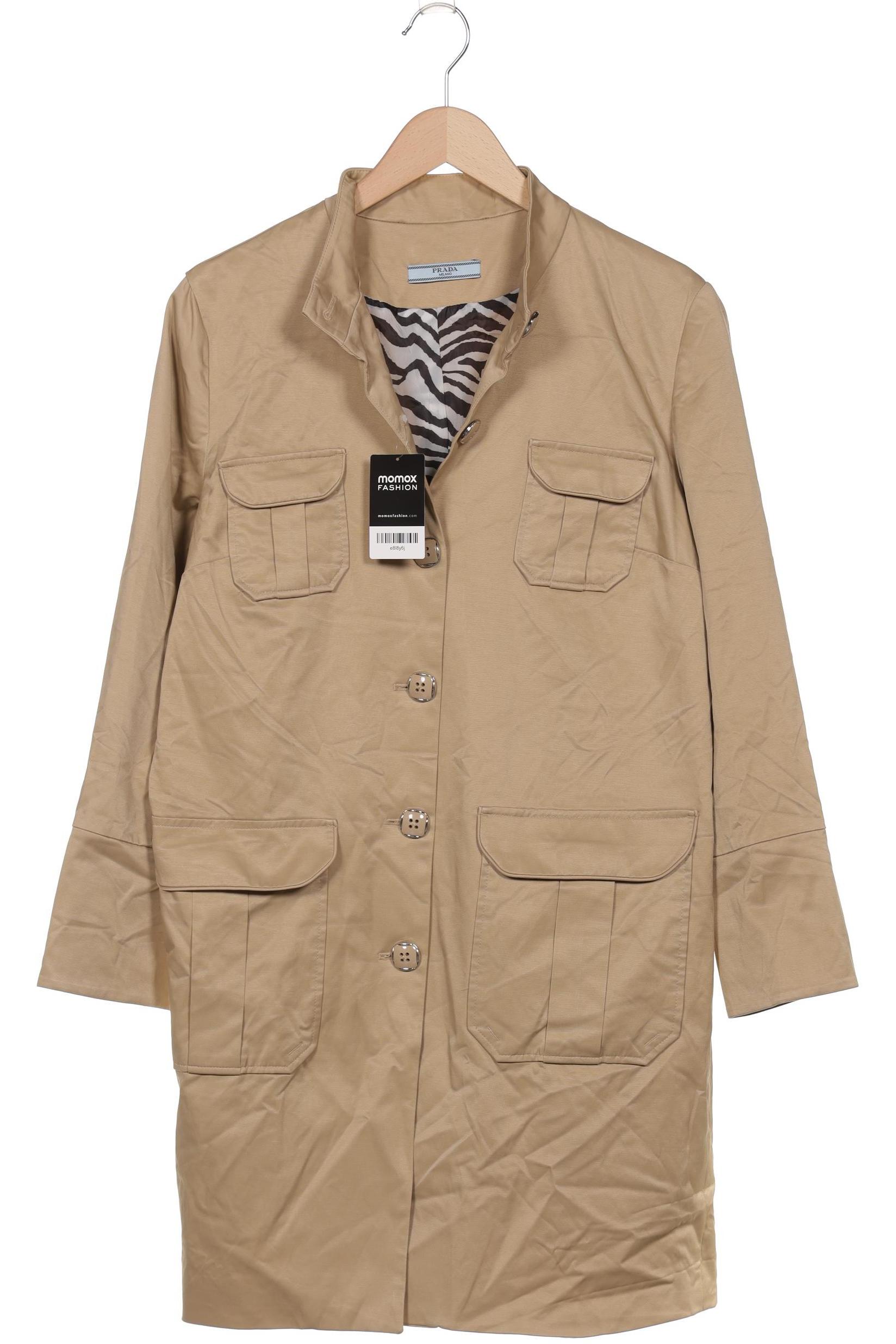 

Prada Damen Mantel, beige, Gr. 38