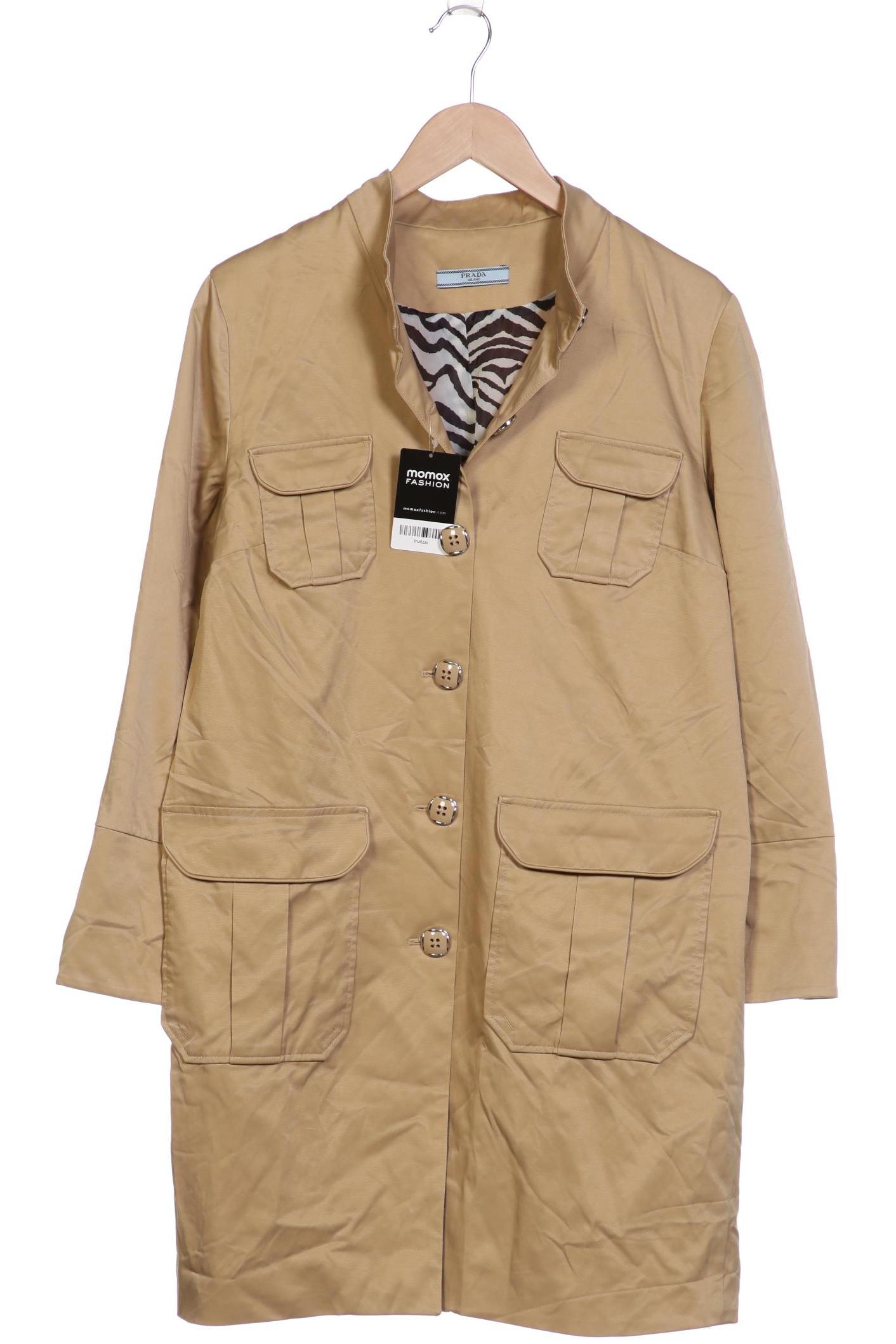 

Prada Damen Mantel, beige, Gr. 38