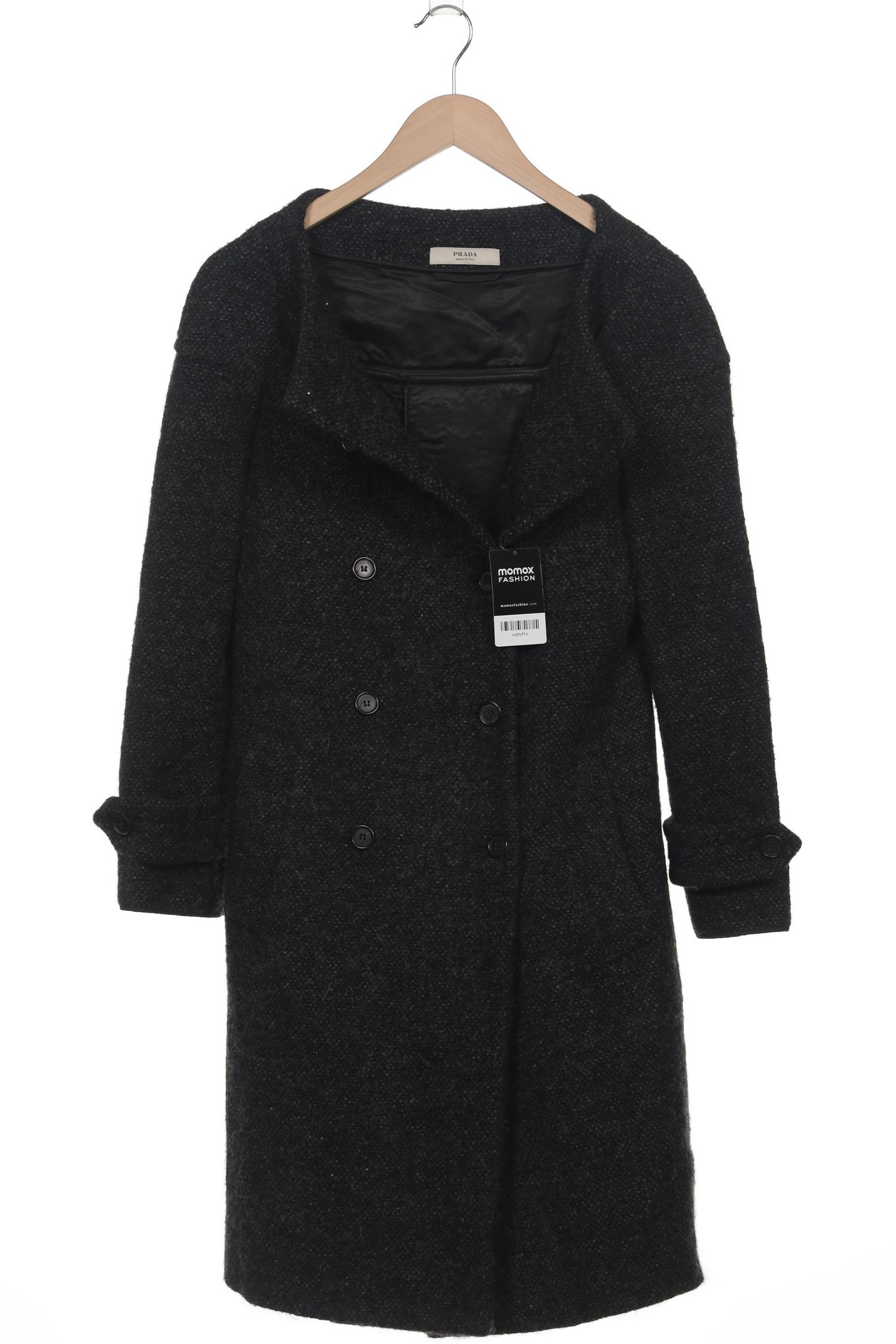 

Prada Damen Mantel, schwarz, Gr. 36