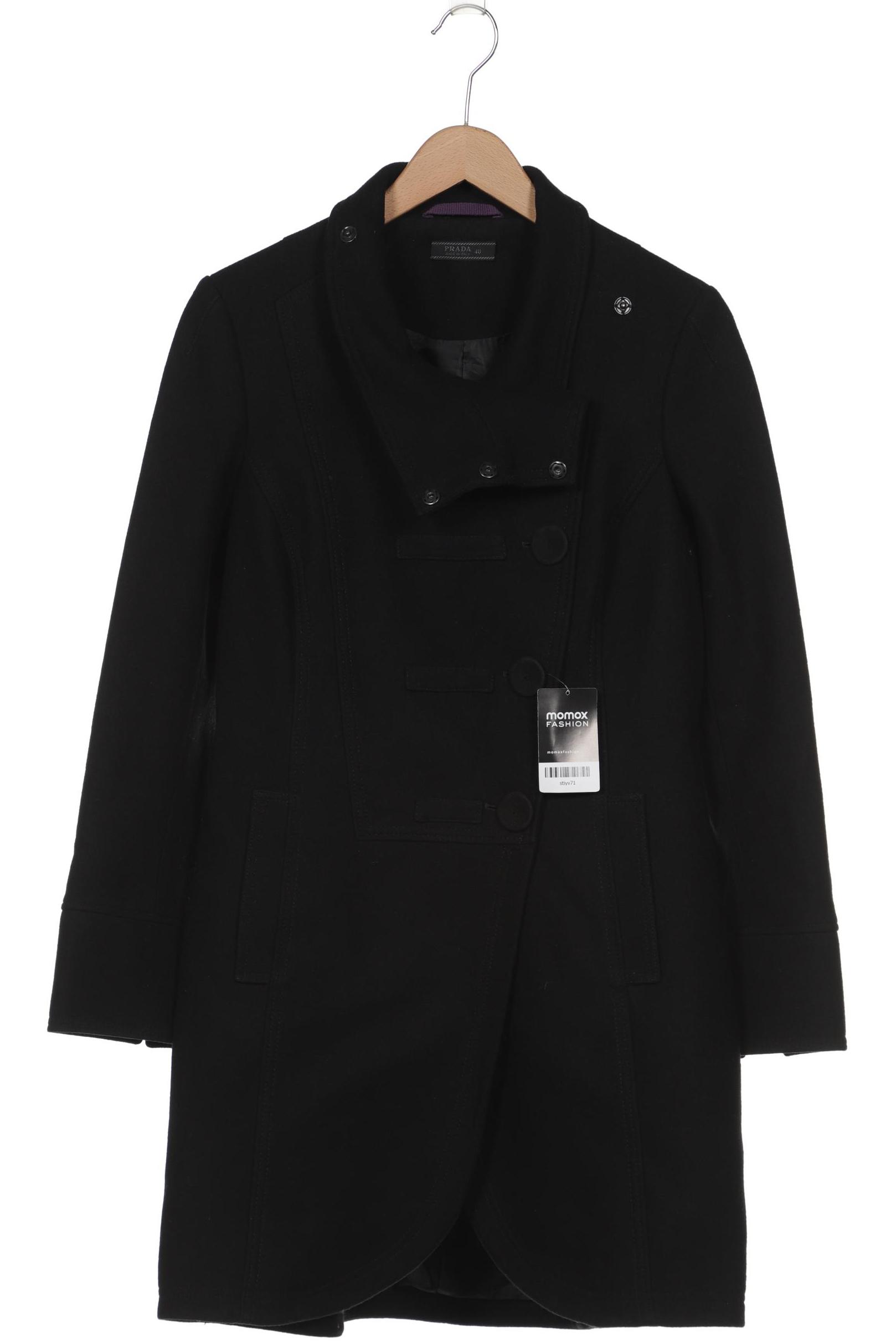 

Prada Damen Mantel, schwarz, Gr. 40
