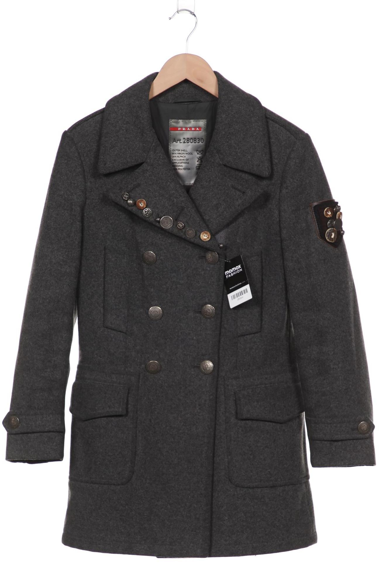 

Prada Damen Mantel, grau, Gr. 46