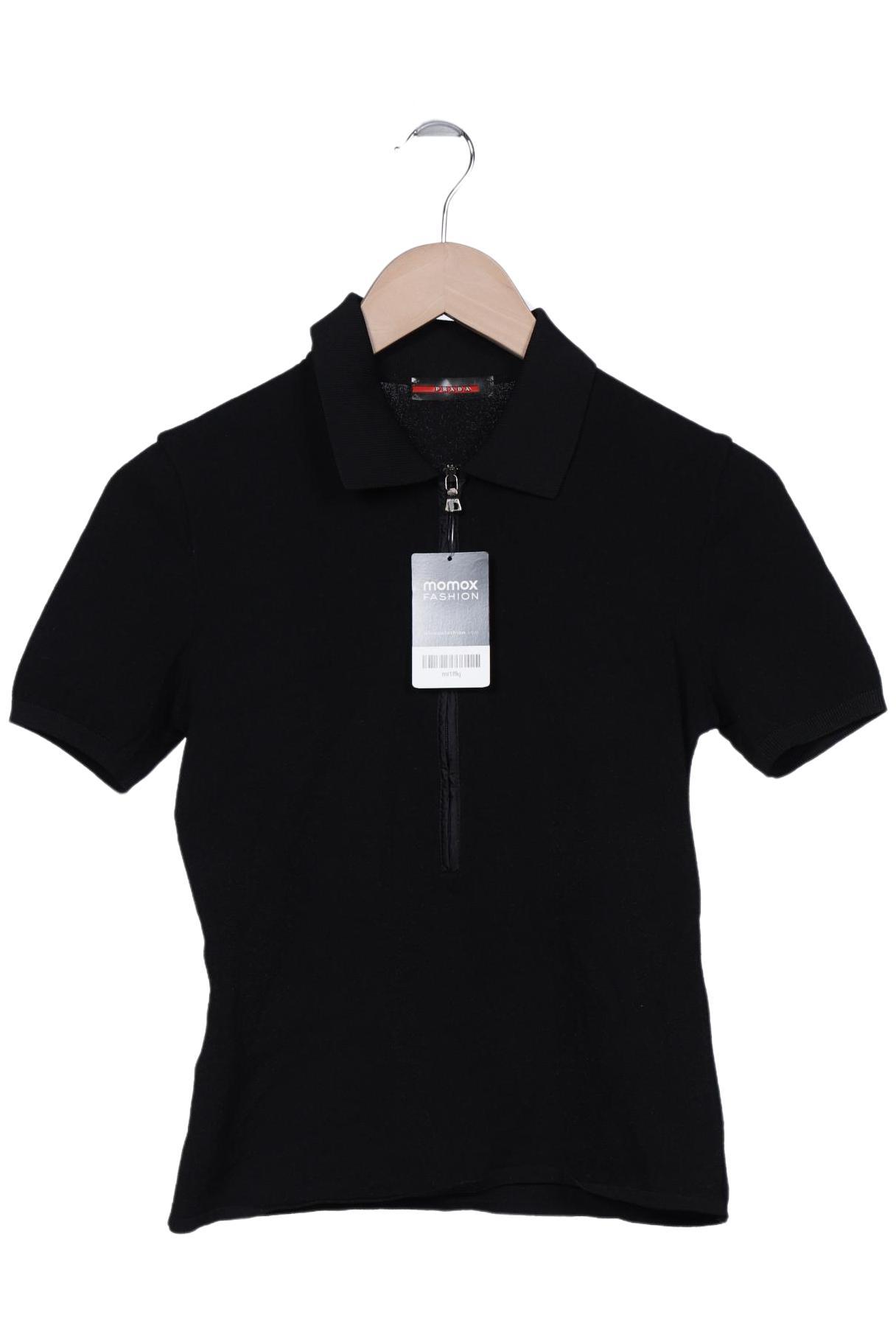 

Prada Damen Poloshirt, schwarz, Gr. 36