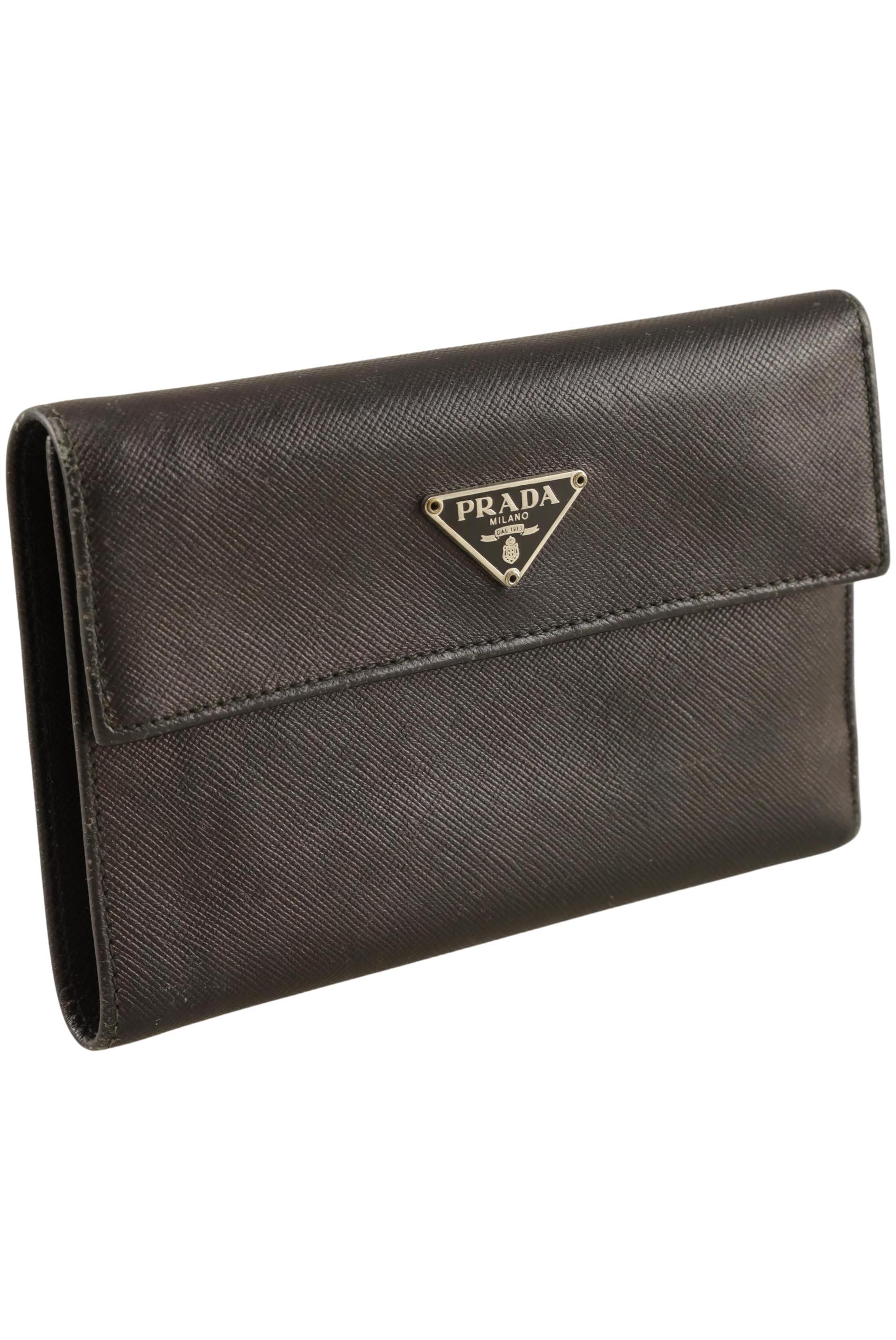 

Prada Damen Portemonnaie, schwarz, Gr.