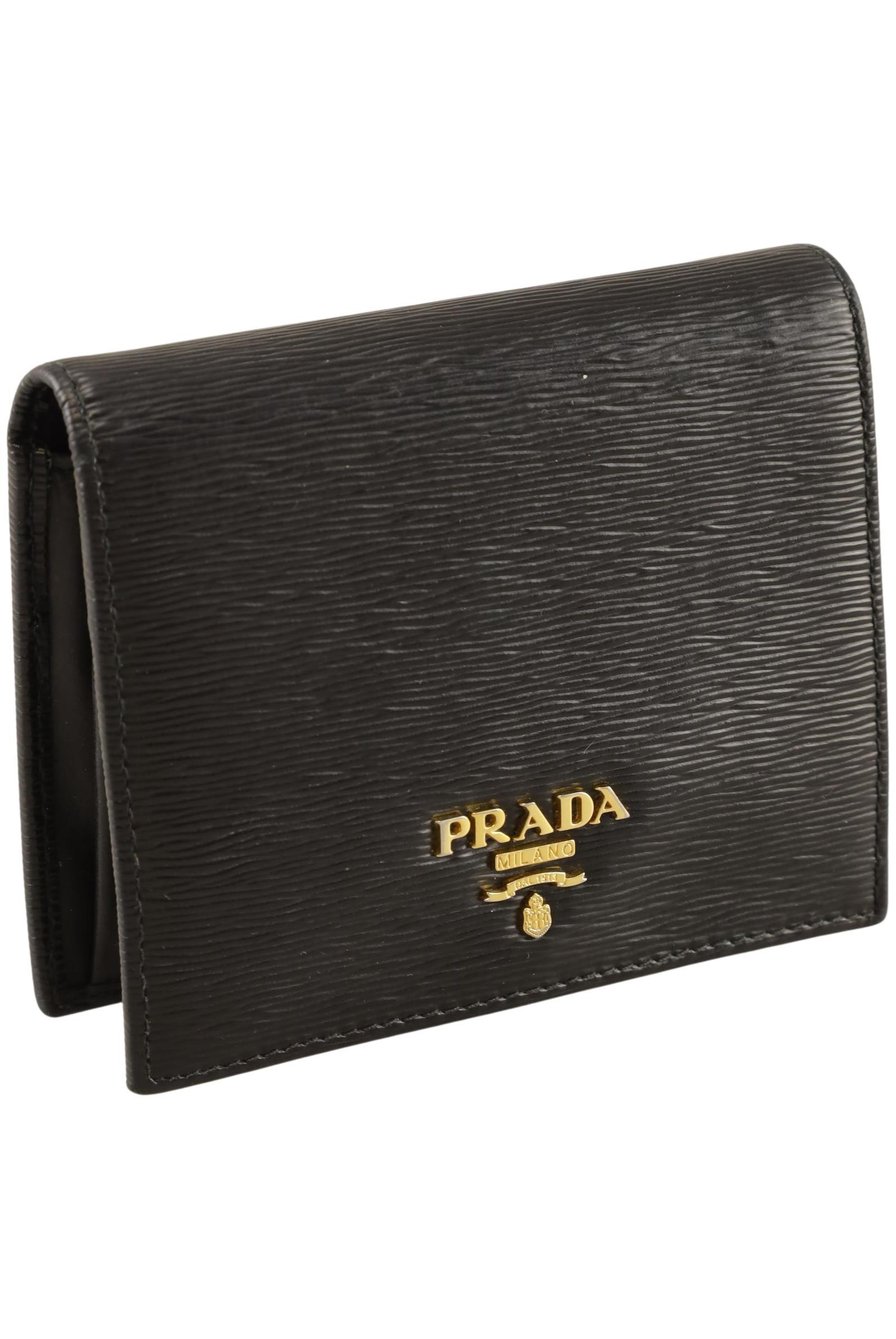 

Prada Damen Portemonnaie, schwarz, Gr.