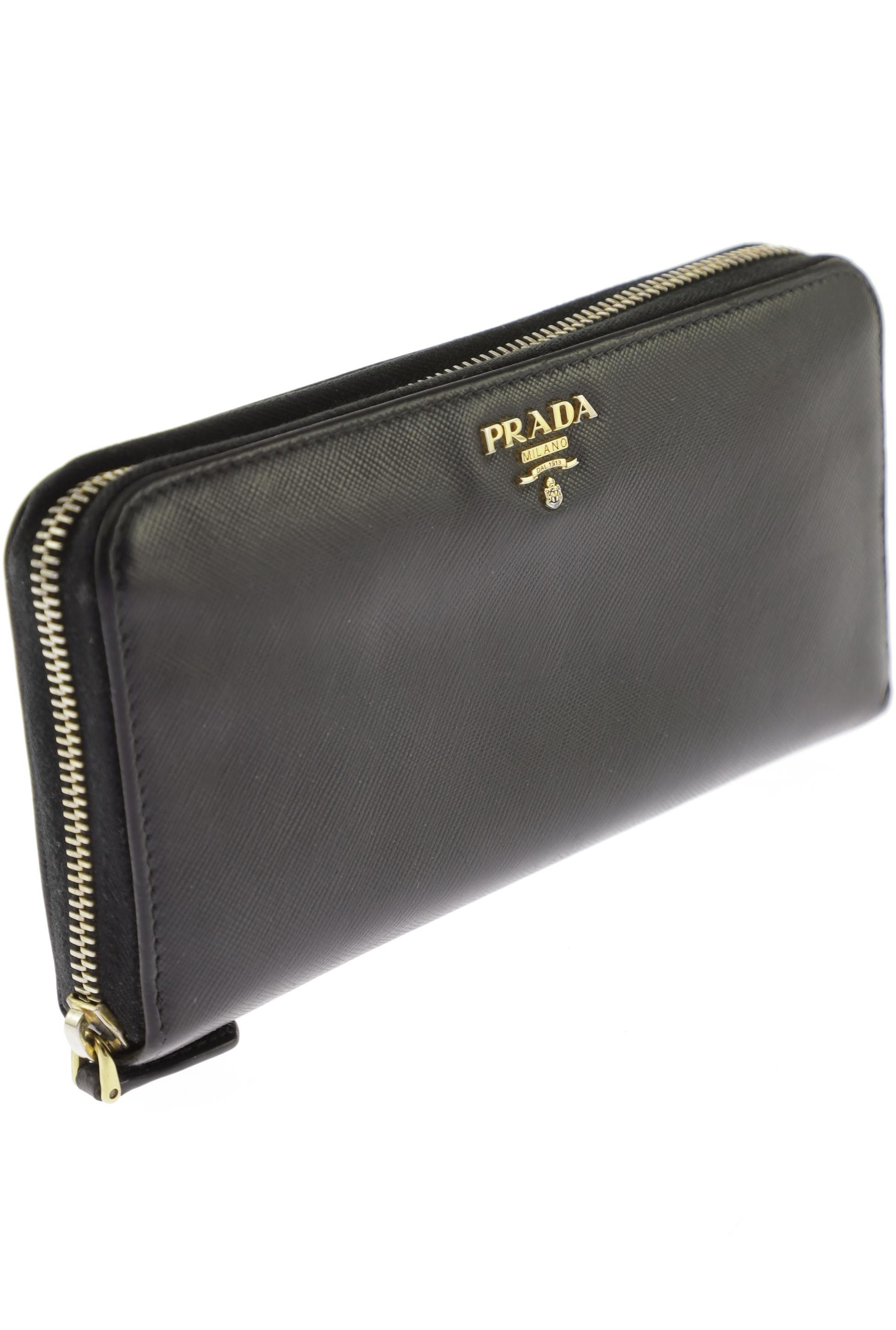 

Prada Damen Portemonnaie, schwarz, Gr.