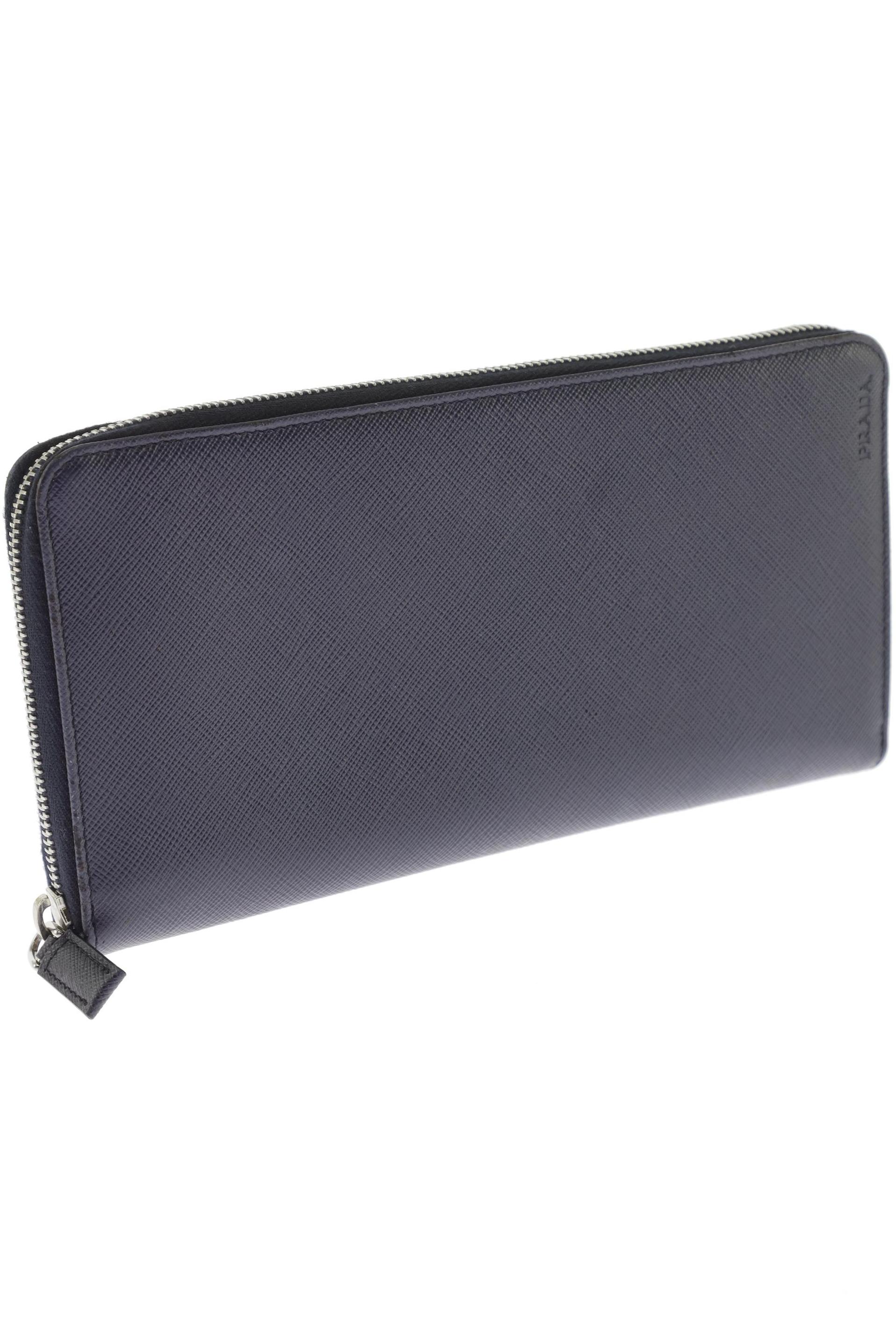 

Prada Damen Portemonnaie, marineblau, Gr.