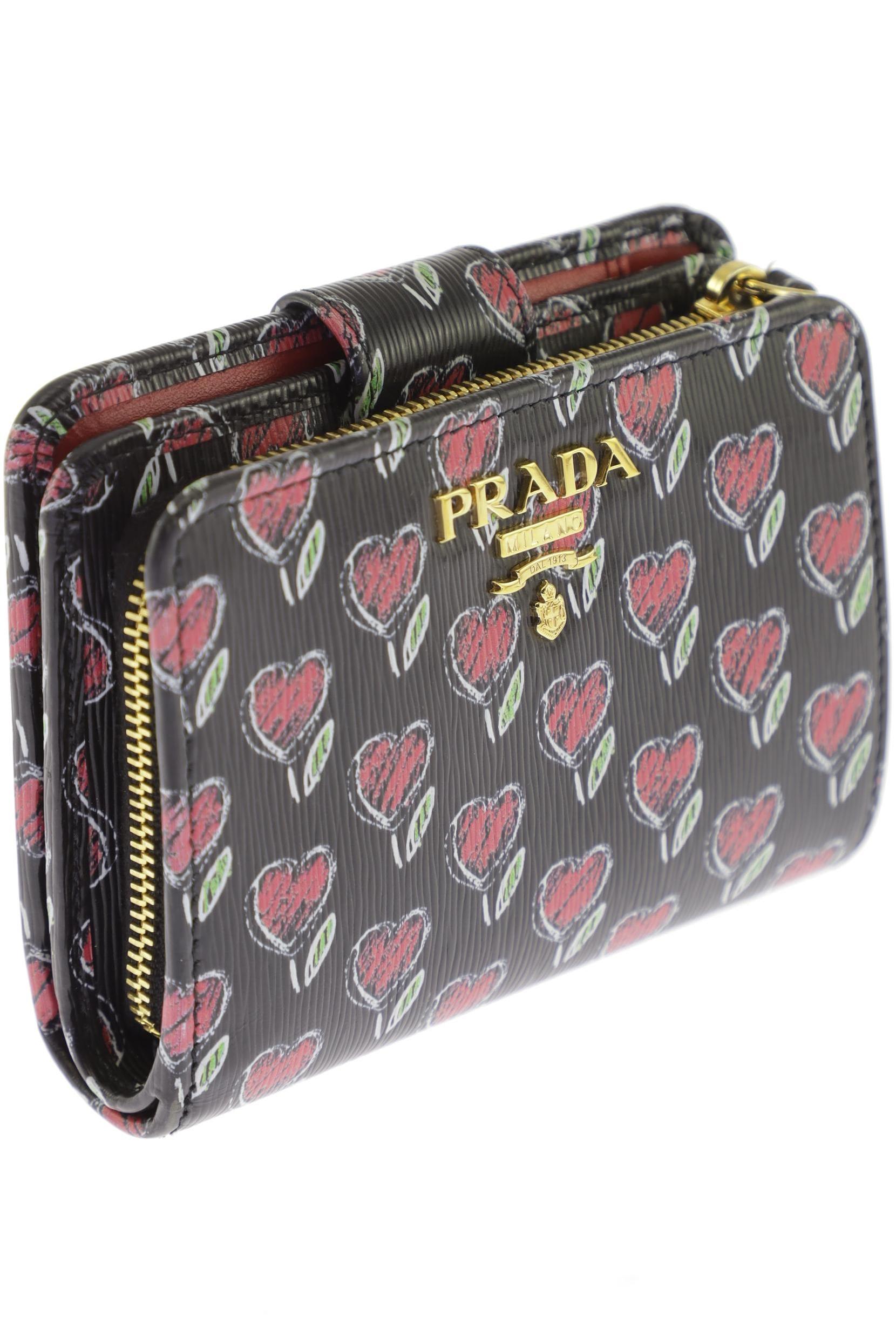 

Prada Damen Portemonnaie, schwarz, Gr.