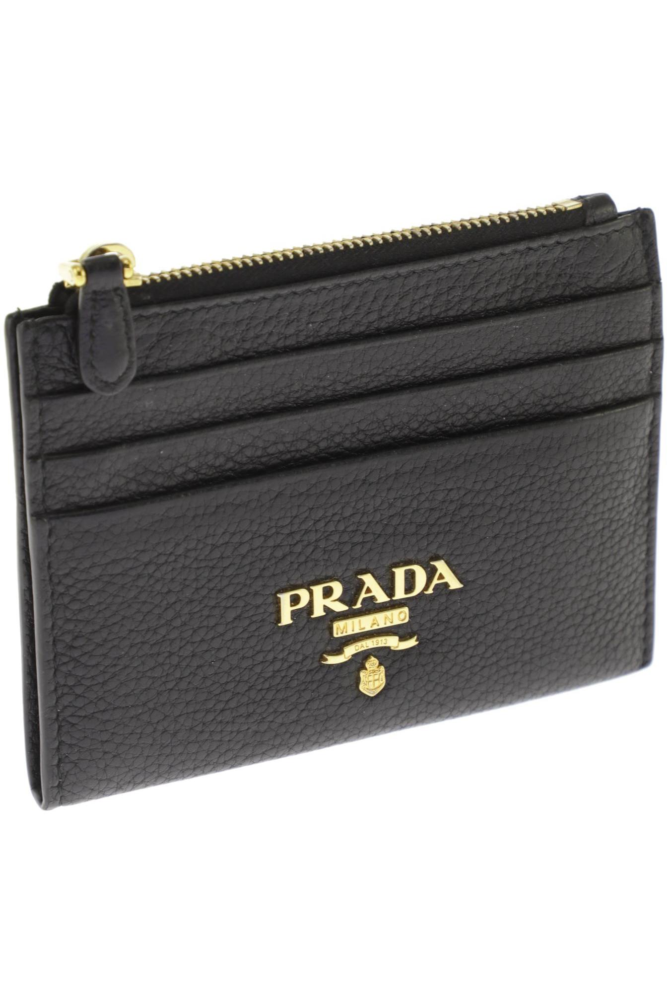 

Prada Damen Portemonnaie, schwarz, Gr.