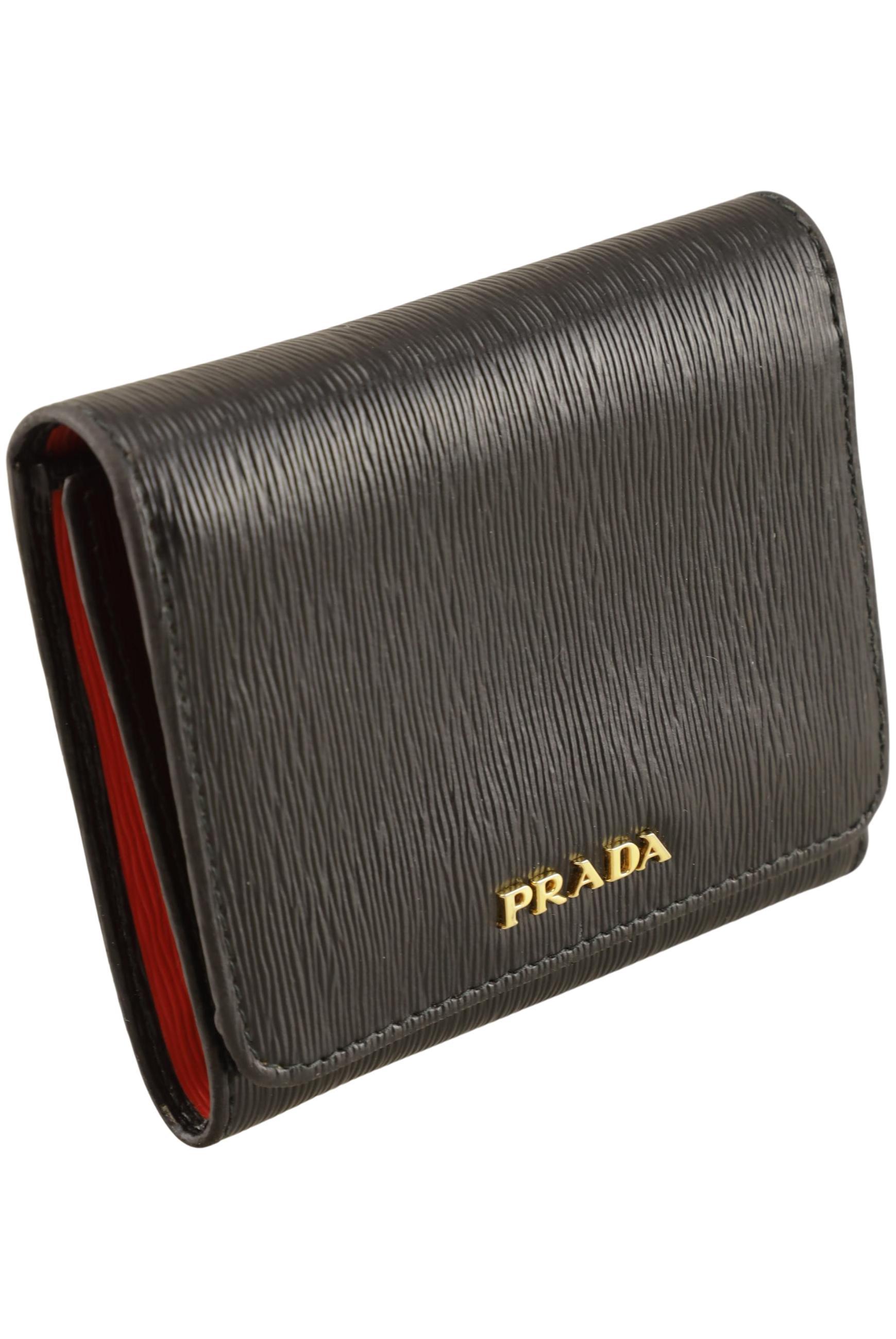 

Prada Damen Portemonnaie, schwarz, Gr.