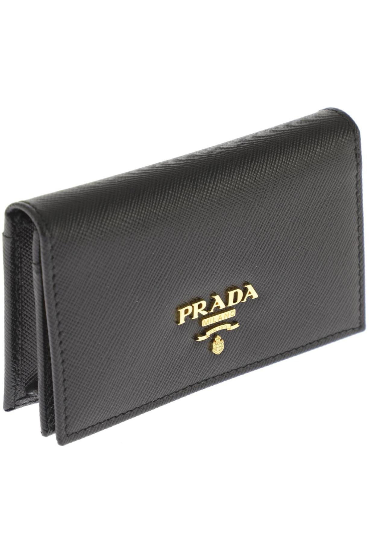 

Prada Damen Portemonnaie, schwarz, Gr.