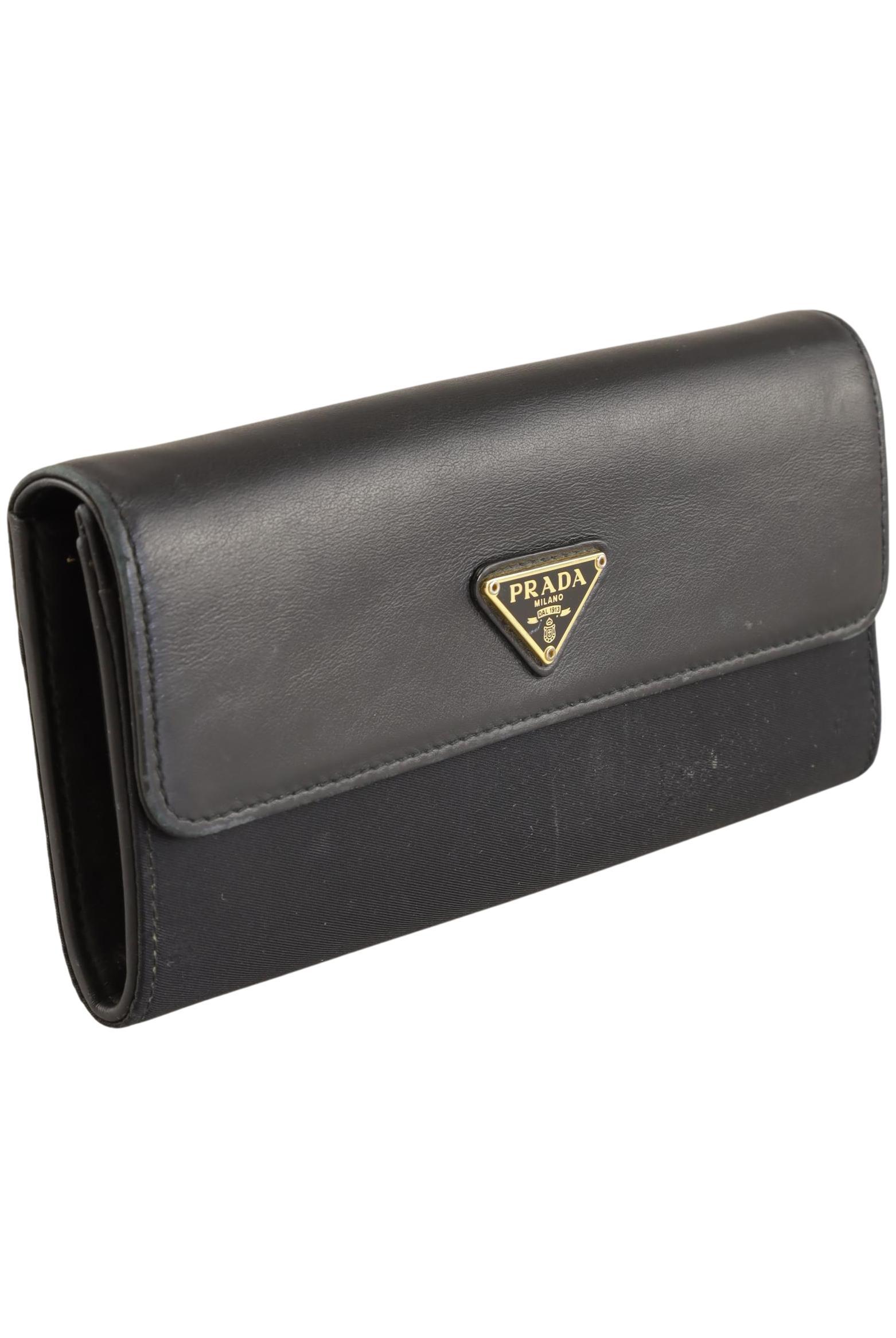 

Prada Damen Portemonnaie, schwarz, Gr.