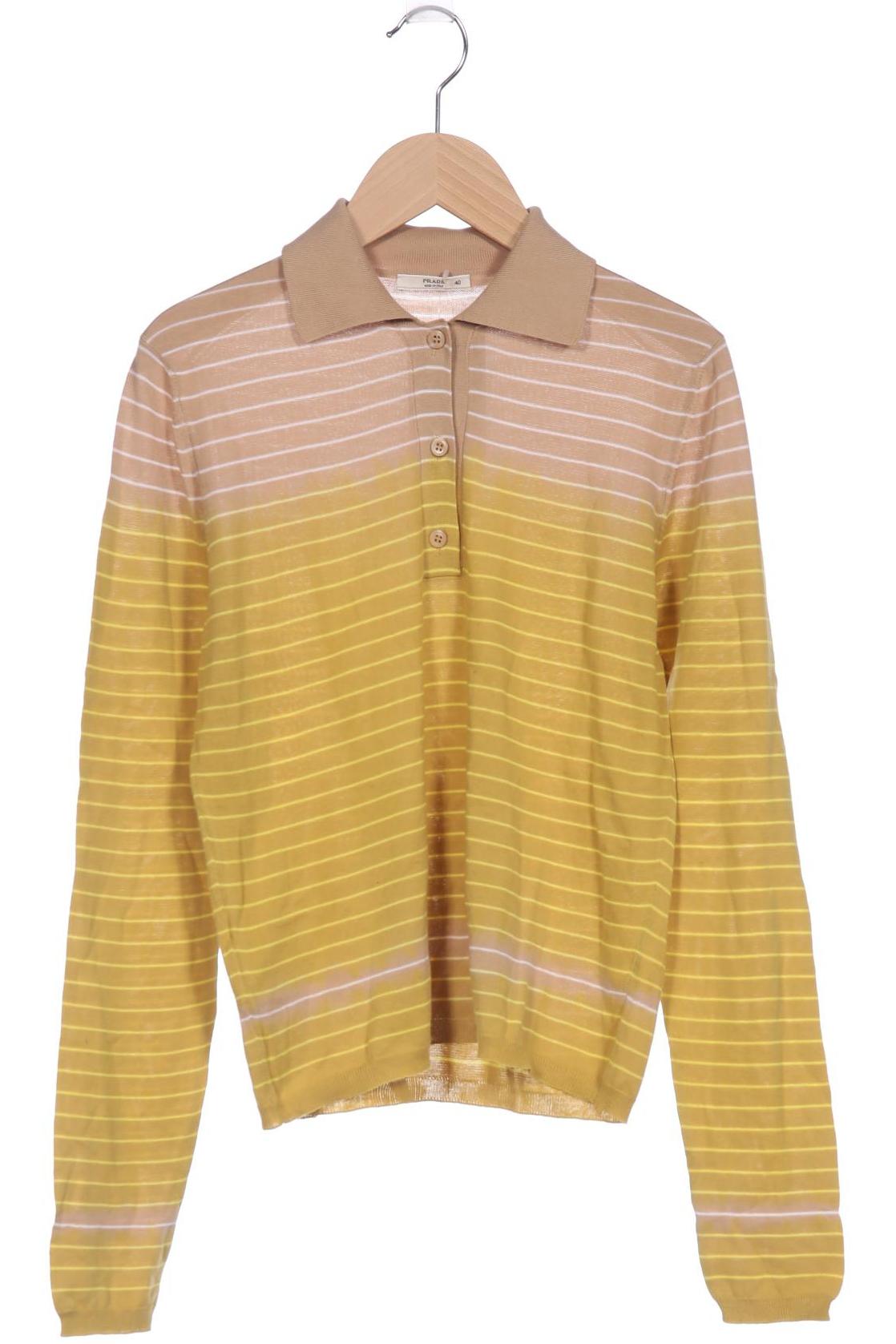 

Prada Damen Pullover, gelb, Gr. 40