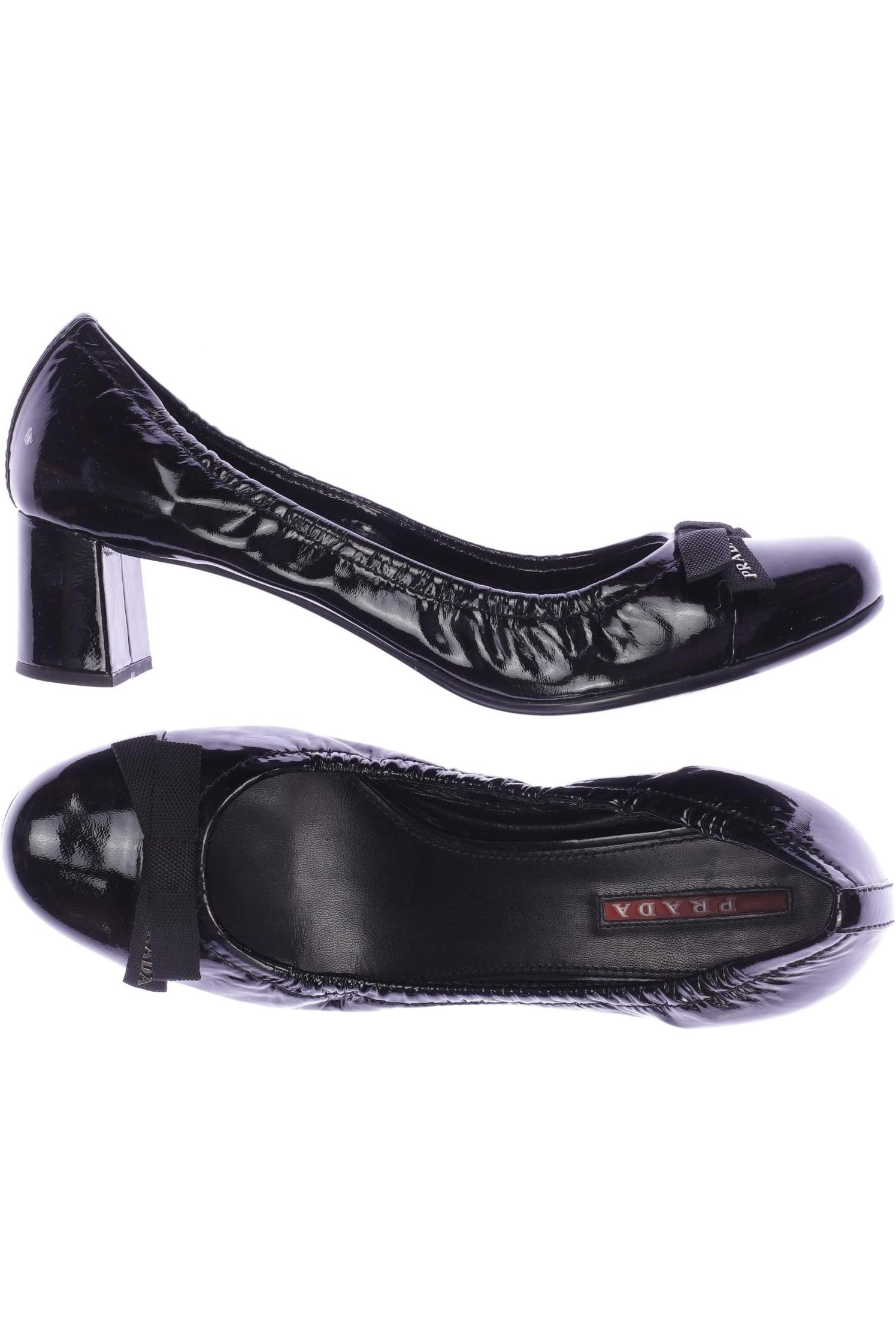 

Prada Damen Pumps, schwarz, Gr. 38.5