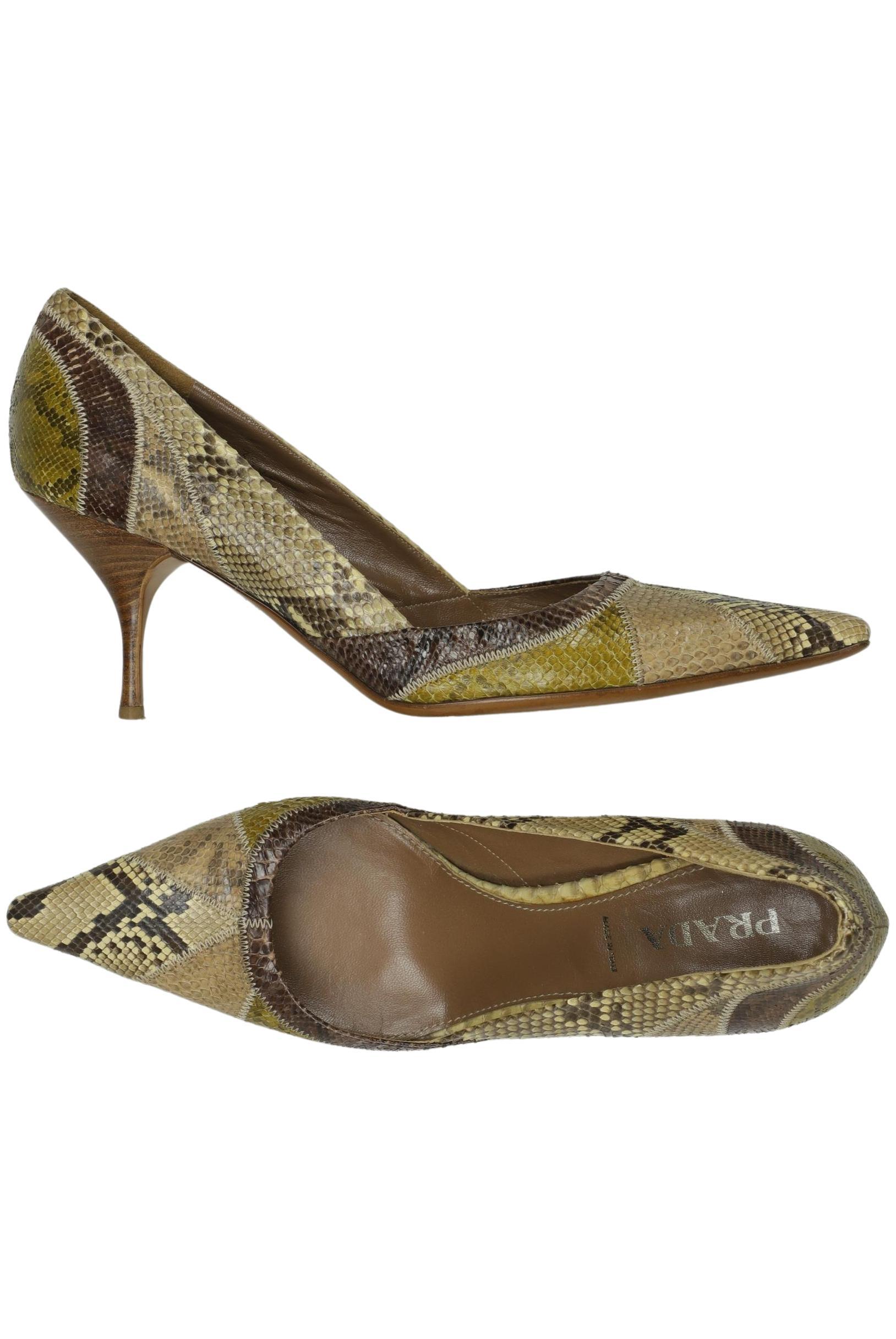 

Prada Damen Pumps, beige, Gr. 38.5
