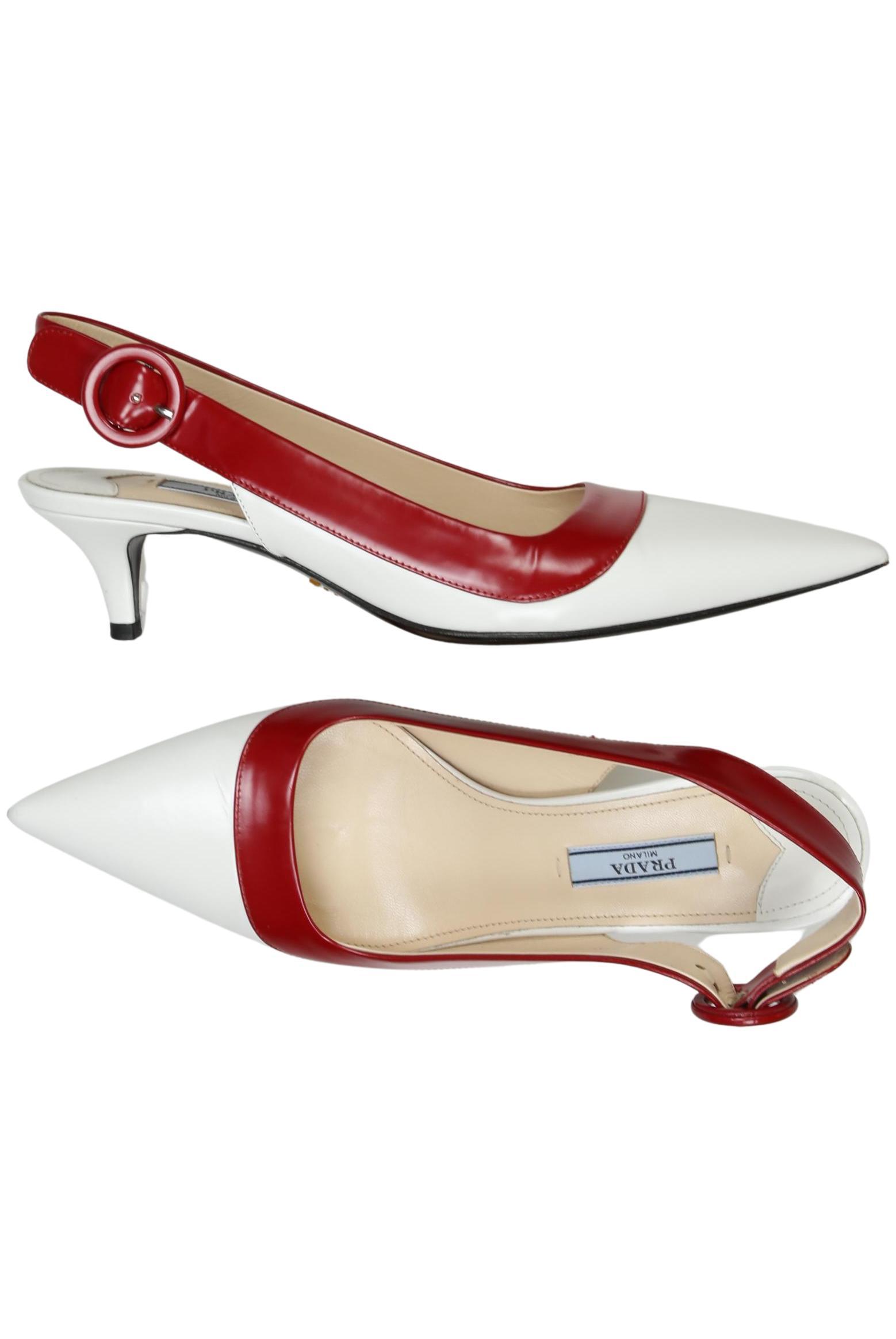 

Prada Damen Pumps, weiß, Gr. 37